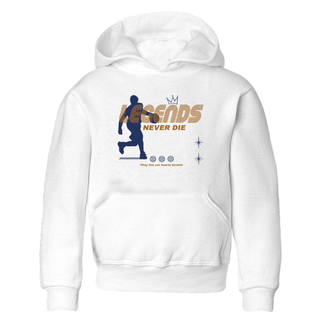 13s Midnight Navy shirts to match jordans Legends Never Die sneaker match tees Air Jordan 13 Midnight Navy match shoes to clothes Drip Gear Zone Youth Baby White 2 tee