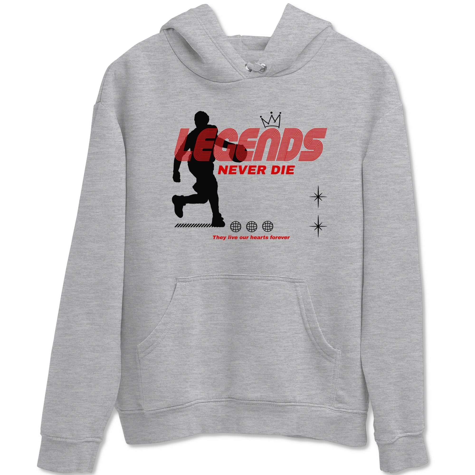 Air Jordan 14 Black Toe t shirts to match sneakers Legends Never Die sneaker match tees 14s Black Toe sneaker match tee Drip Gear Zone unisex cotton Heather Grey 2 shirts