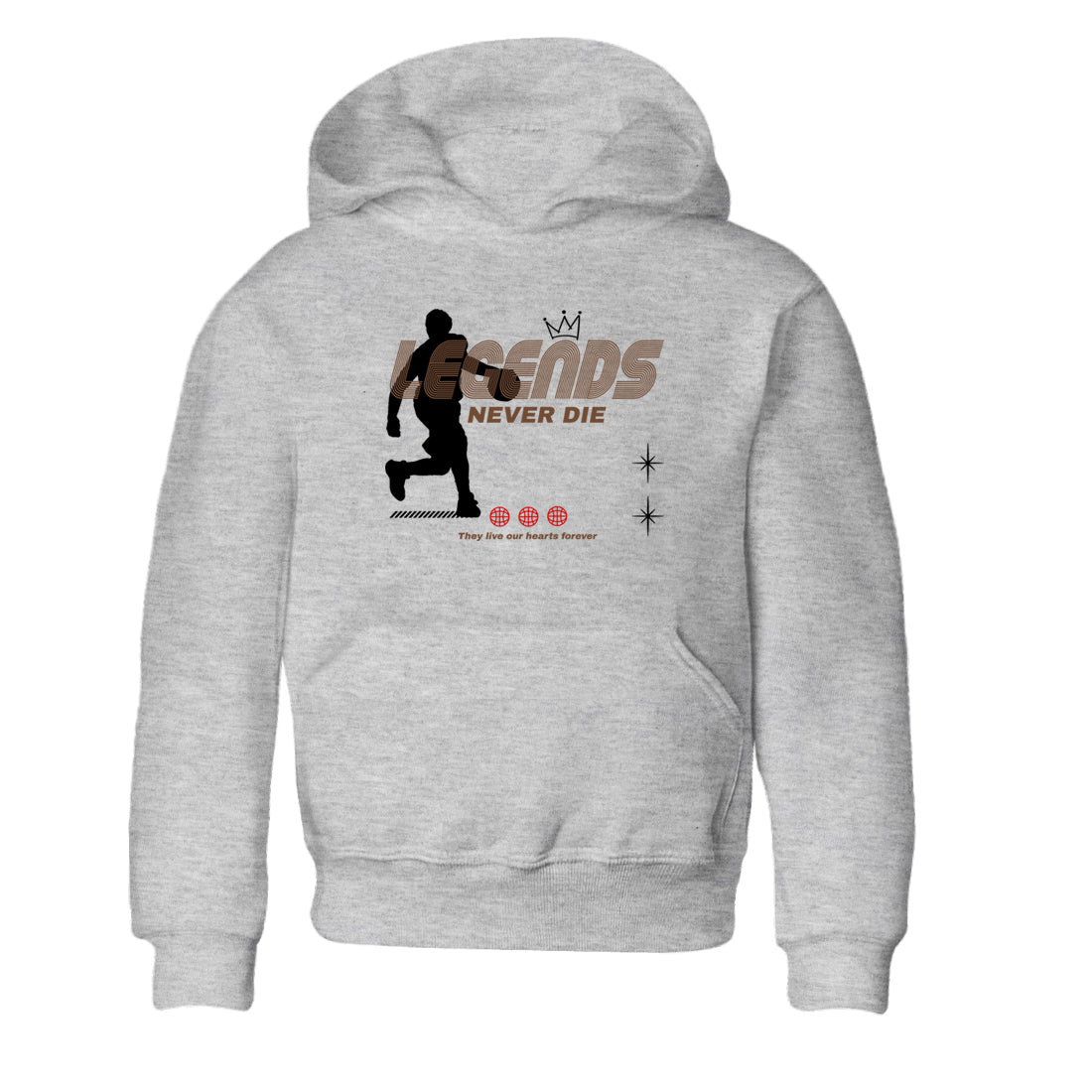 9s Olive shirts to match jordans Legends Never Die sneaker match tees Air Jordan 9 Olive match shoes to clothes Drip Gear Zone Youth Baby Heather Grey 2 tee