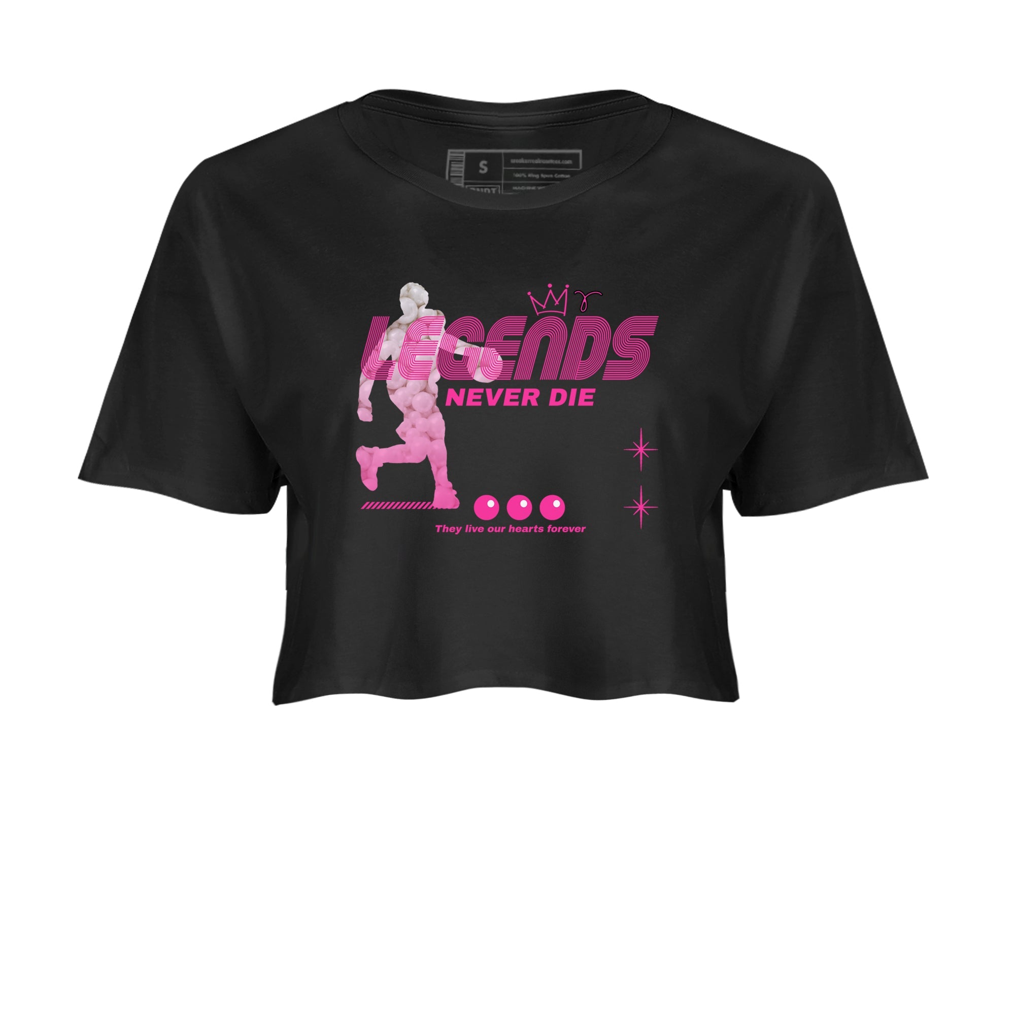 Nike KD 4 Retro Aunt Pearl shirts to match jordans Legends Never Die sneaker match tees Nike KD 4 Aunt Pearl match shoes to clothes Drip Gear Zone unisex cotton Black 2 crop tee