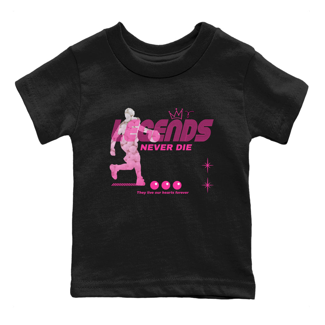 Nike KD 4 Retro Aunt Pearl shirts to match jordans Legends Never Die sneaker match tees Nike KD 4 Aunt Pearl match shoes to clothes Drip Gear Zone Youth Baby Black 2 tee