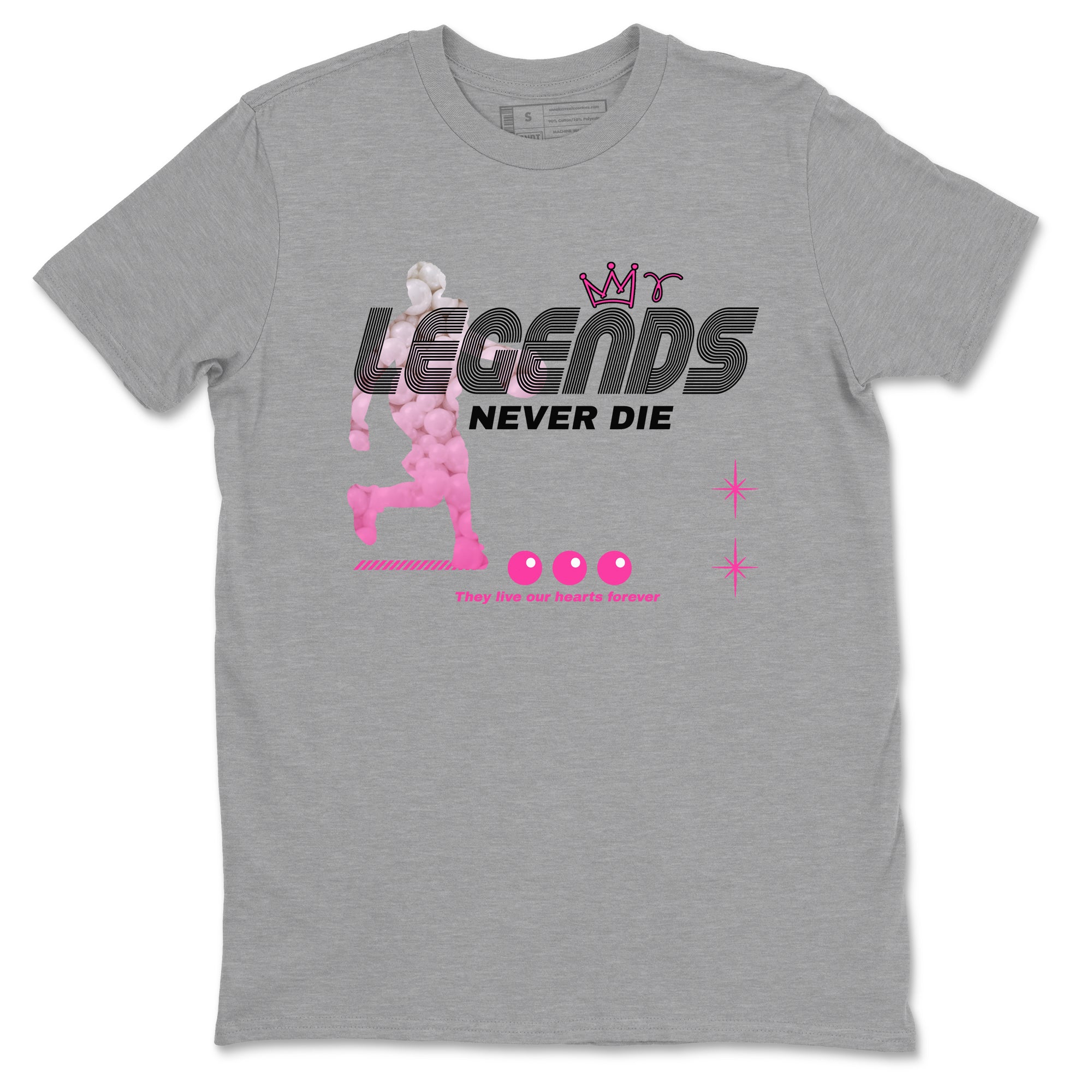 Nike KD 4 Retro Aunt Pearl shirts to match jordans Legends Never Die sneaker match tees Nike KD 4 Aunt Pearl match shoes to clothes Drip Gear Zone unisex cotton Heather Grey 2 shirts