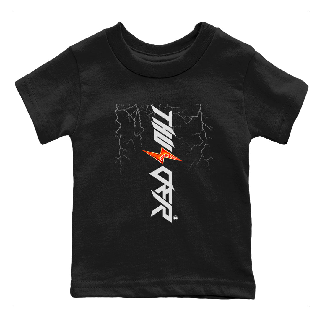 Foams One Jin shirts to match jordans Lightning Thunder sneaker match tees Air Foamposite One Jin match shoes to clothes Drip Gear Zone Youth Baby Black 2 tee