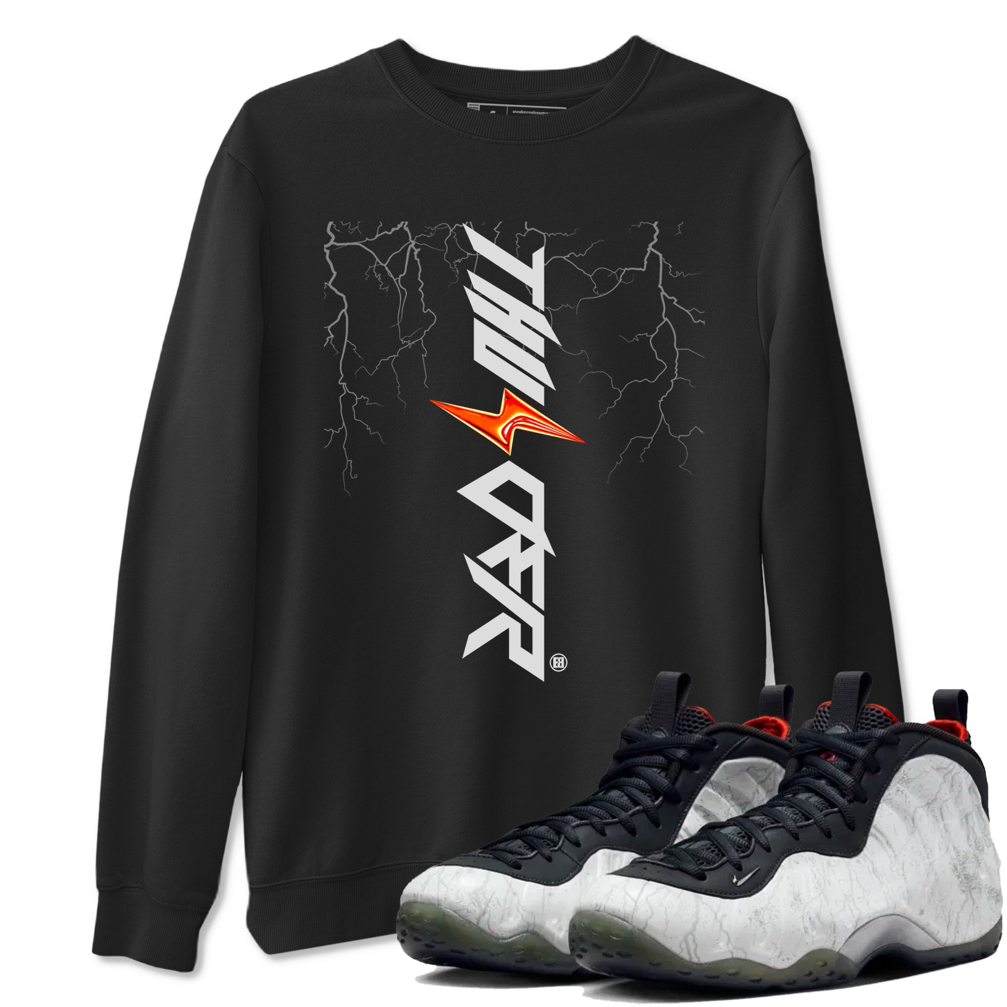 Foams One Jin shirts to match jordans Lightning Thunder sneaker match tees Air Foamposite One Jin match shoes to clothes Drip Gear Zone unisex cotton Black 1 shirts