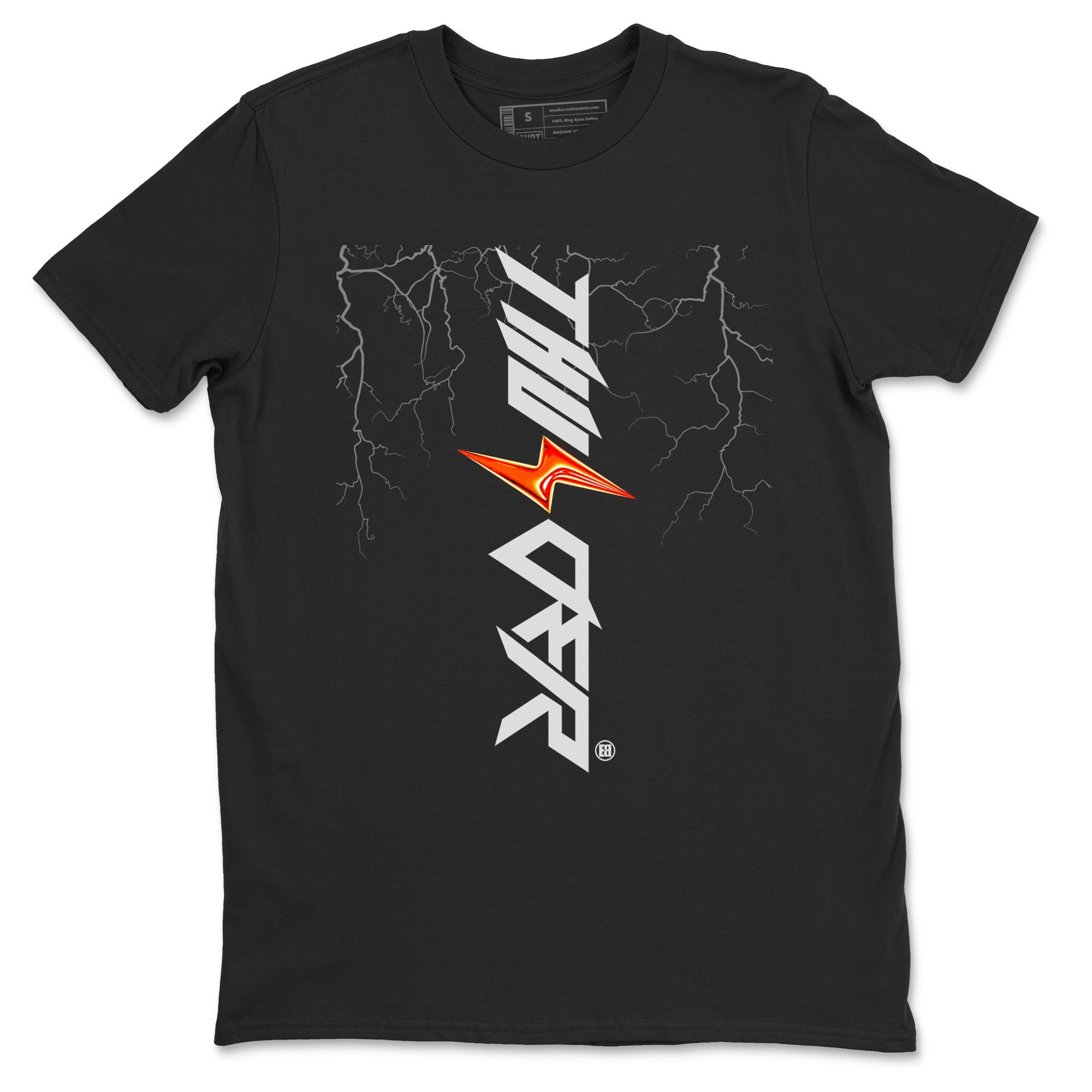 Foams One Jin shirts to match jordans Lightning Thunder sneaker match tees Air Foamposite One Jin match shoes to clothes Drip Gear Zone unisex cotton Black 2 shirts