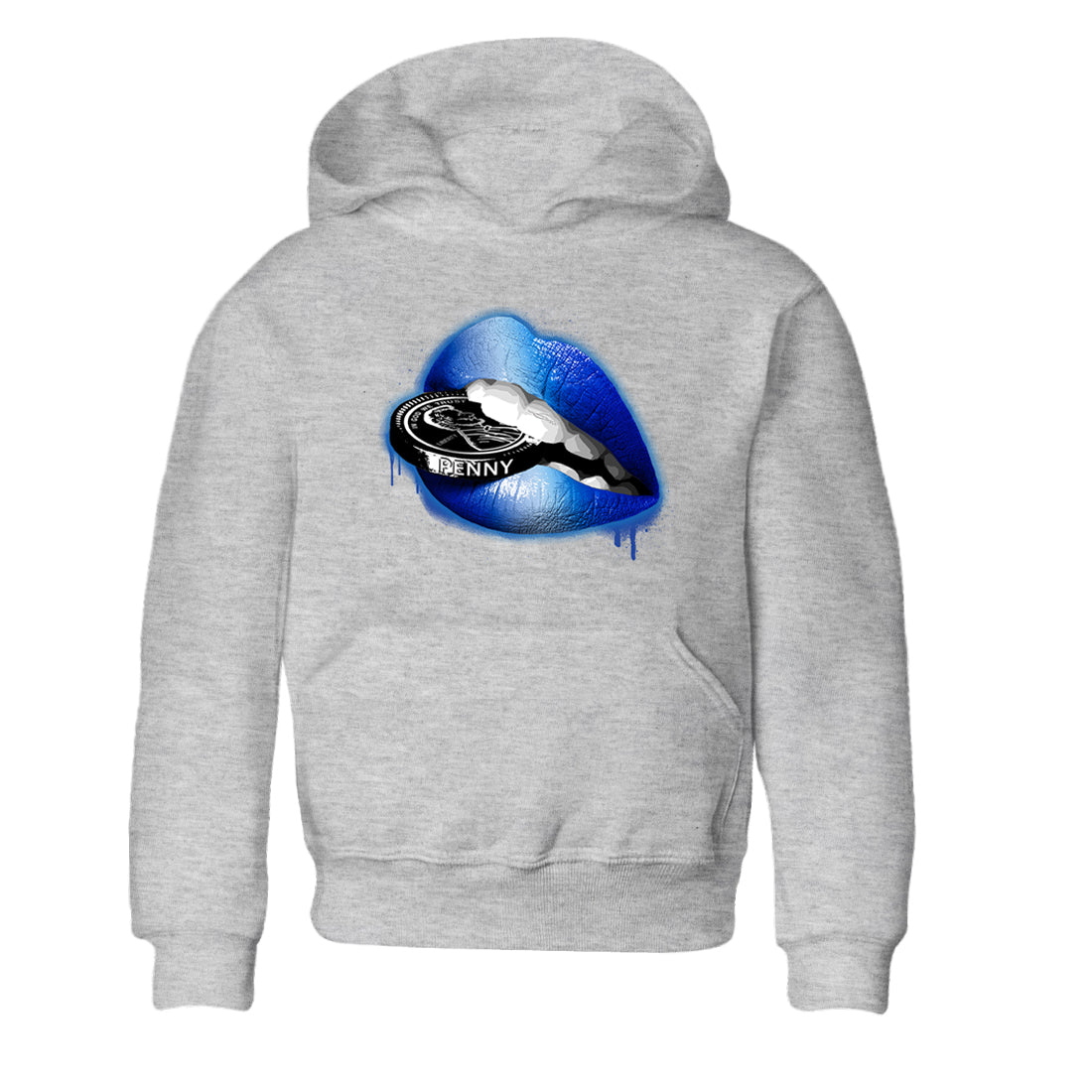 Foams One Royal shirts to match jordans Lips Coin sneaker match tees Air Foamposite One Royal match shoes to clothes Drip Gear Zone Youth Baby Heather Grey 2 tee