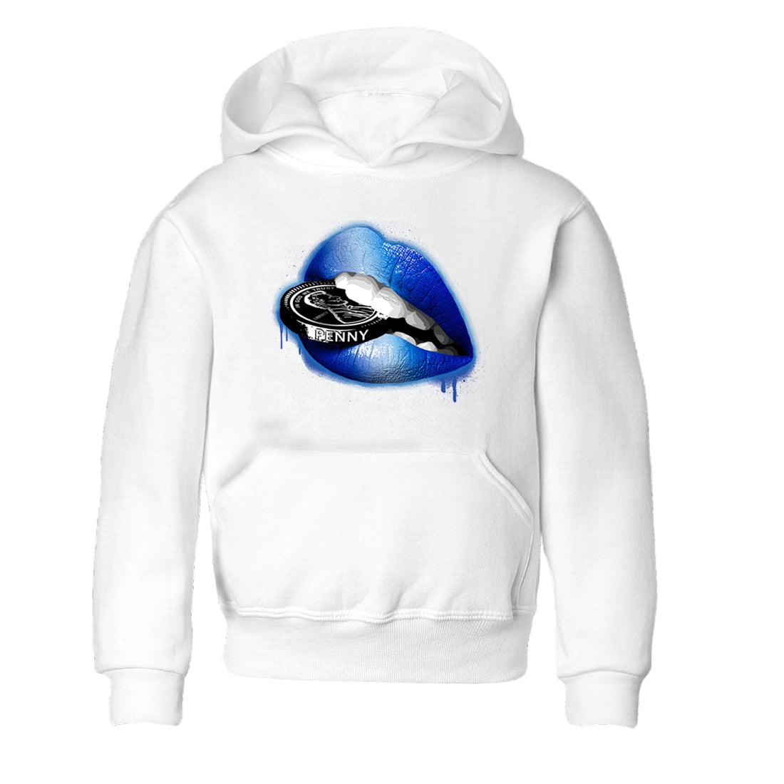 Foams One Royal shirts to match jordans Lips Coin sneaker match tees Air Foamposite One Royal match shoes to clothes Drip Gear Zone Youth Baby White 2 tee