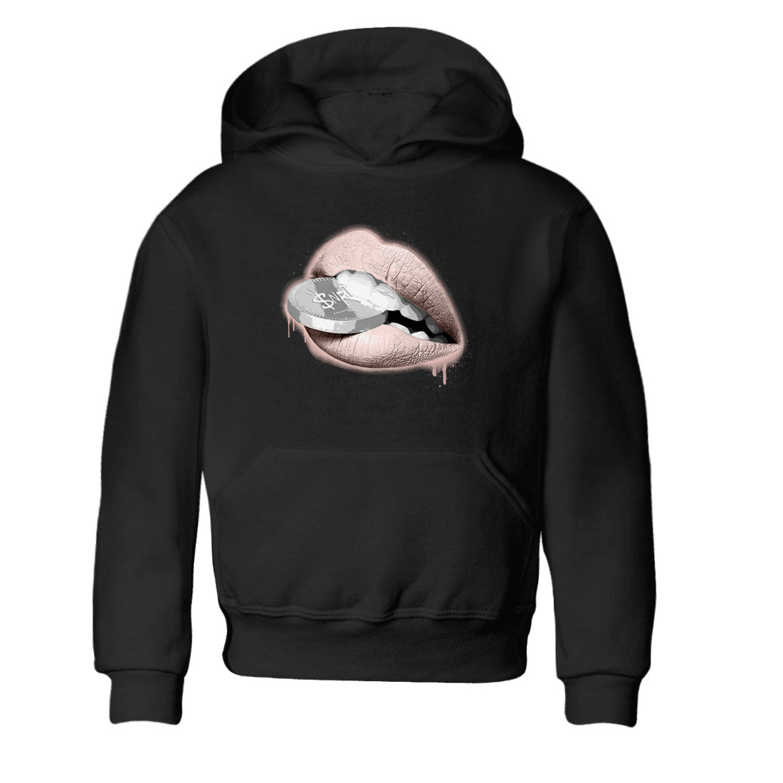 11s Legend Pink shirts to match jordans Lips Coin sneaker match tees Air Jordan 11 Legend Pink Drip Gear Zone streetwear brand Baby and Youth Black 2 cotton tee