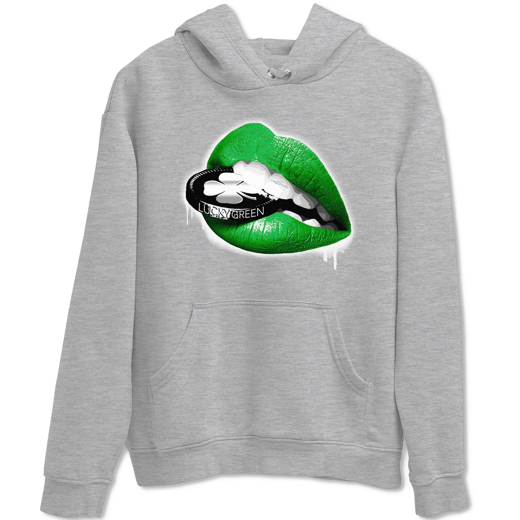 AJ5 Retro Lucky Green shirt to match jordans Lips Coin sneaker tees Air Jordan 5 Retro Lucky Green Drip Gear Zone Casual Crew Neck T-Shirt Unisex Heather Grey 2 T-Shirt