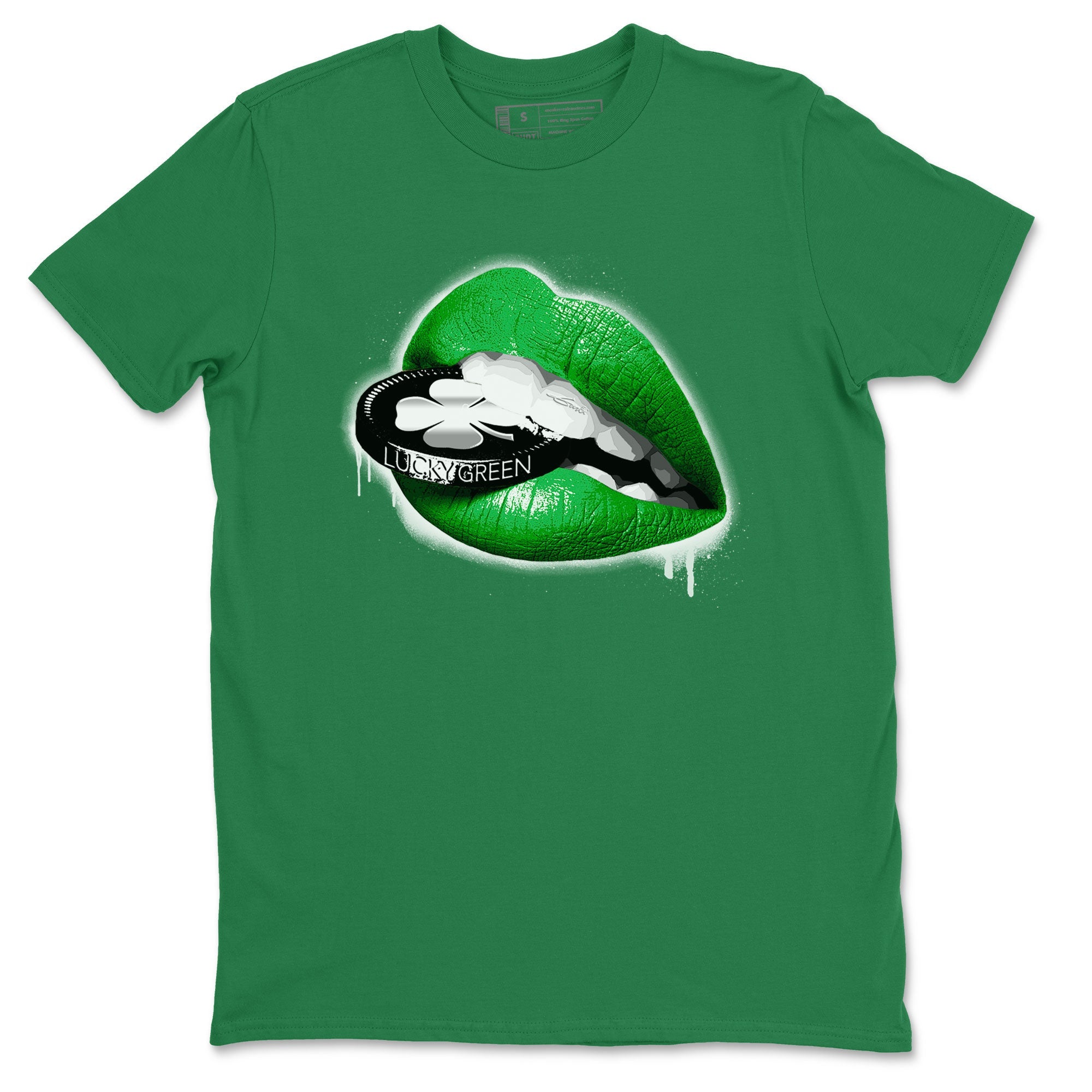 AJ5 Retro Lucky Green shirt to match jordans Lips Coin sneaker tees Air Jordan 5 Retro Lucky Green Drip Gear Zone Casual Crew Neck T-Shirt Unisex Kelly Green 2 T-Shirt