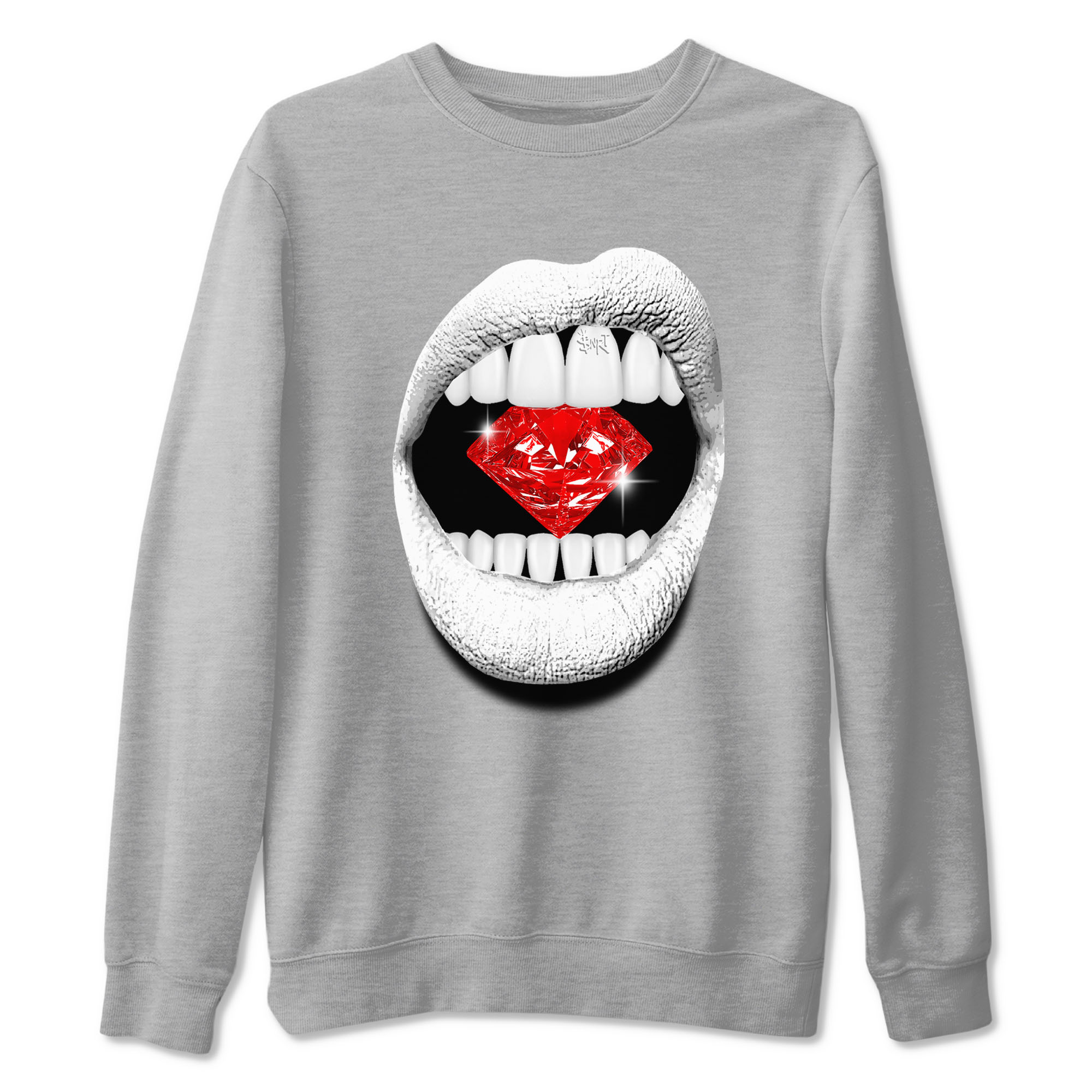 Air Jordan 12 Retro Taxi Flip shirts to match jordans Lips Diamond sneaker match tees 12s Red Taxi Drip Gear Zone unisex cotton Heather Grey 2 crew neck shirt