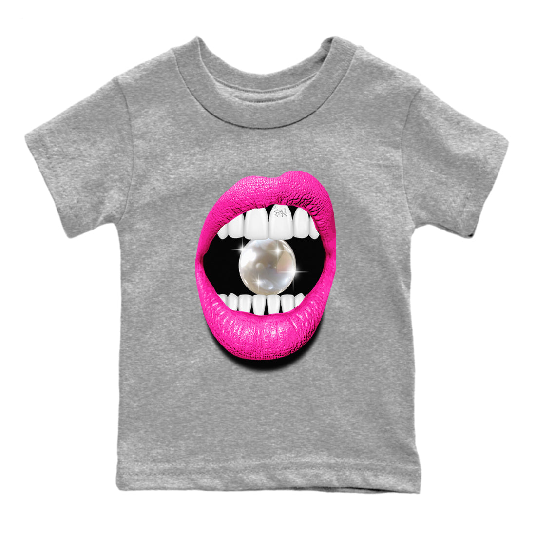 Nike KD 4 Retro Aunt Pearl shirts to match jordans Lips Diamond sneaker match tees Nike KD 4 Aunt Pearl match shoes to clothes Drip Gear Zone Youth Baby Heather Grey 2 tee