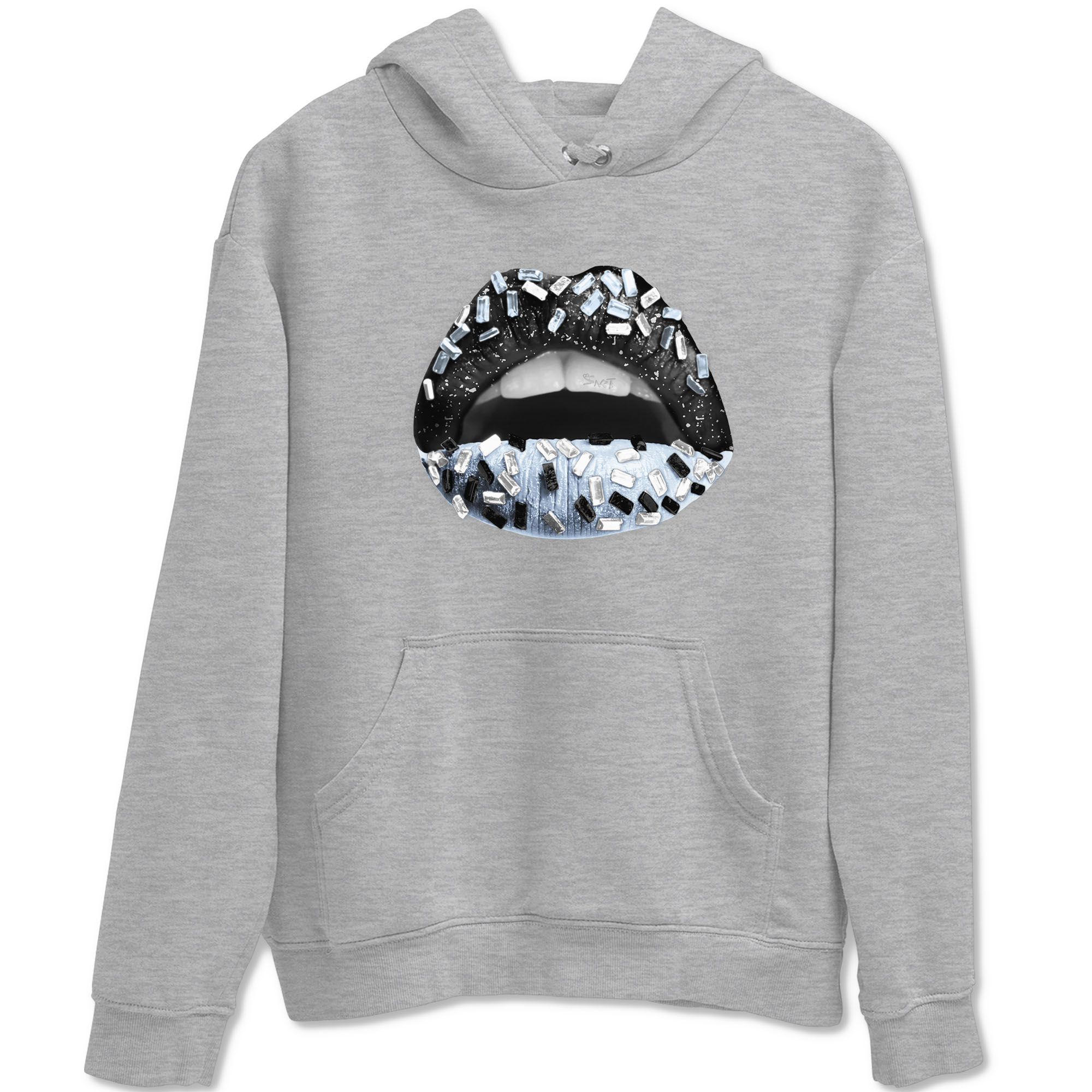 AJ6 White Black shirts to match jordans Lips Jewel sneaker match tees Air Jordan 6 White Black Drip Gear Zone streetwear brand Heather Grey 2 unisex cotton tee
