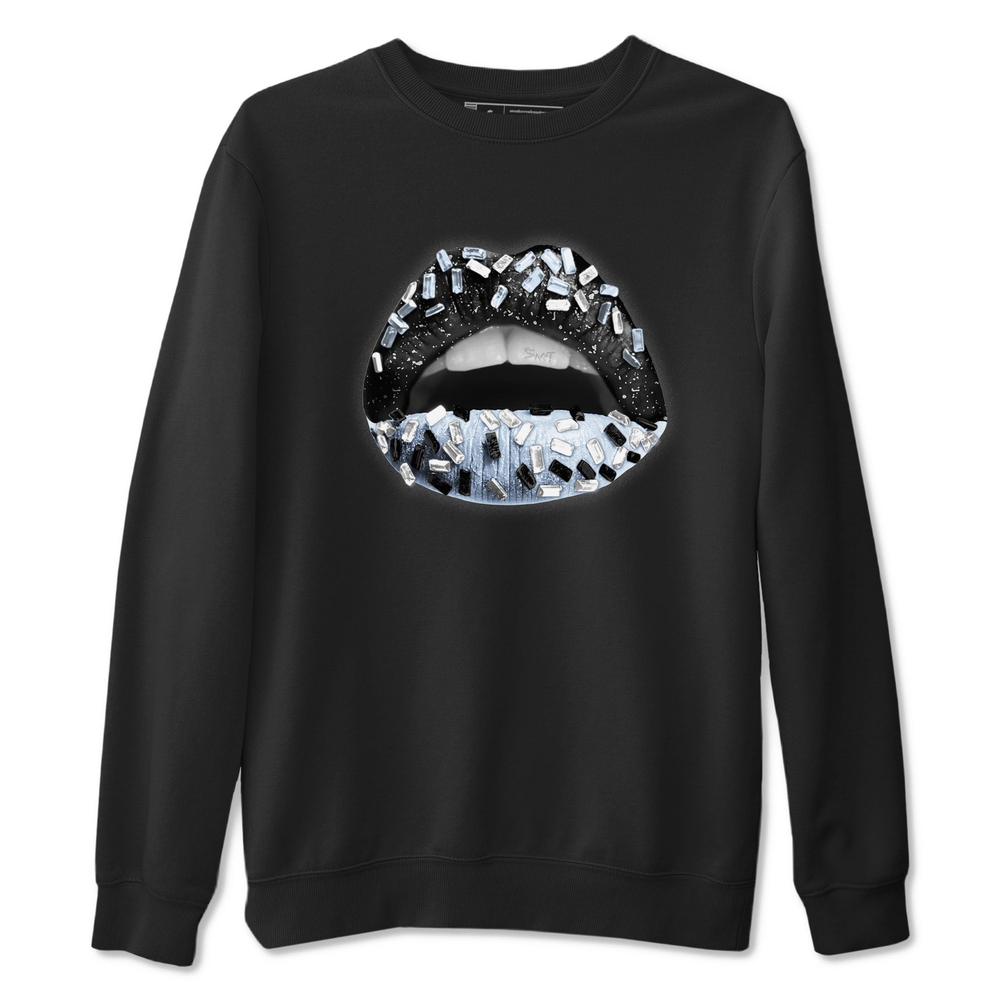 AJ6 White Black shirts to match jordans Lips Jewel sneaker match tees Air Jordan 6 White Black Drip Gear Zone streetwear brand Black 2 unisex cotton tee