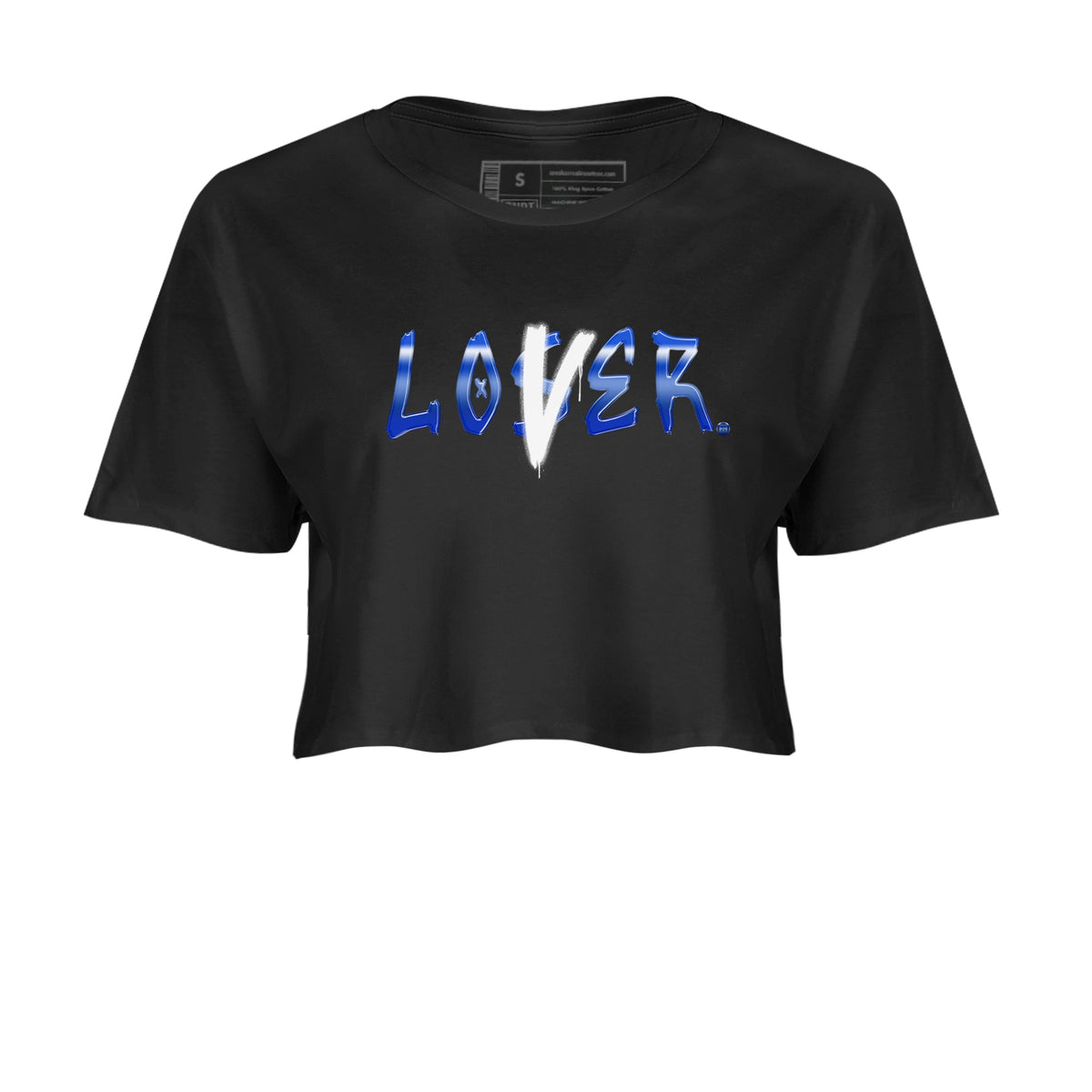 Air Foamposite One Royal shirts to match jordans Loser Lover sneaker match tees Air Foamposite One Royal Drip Gear Zone unisex cotton Black 2 Crop Shirts