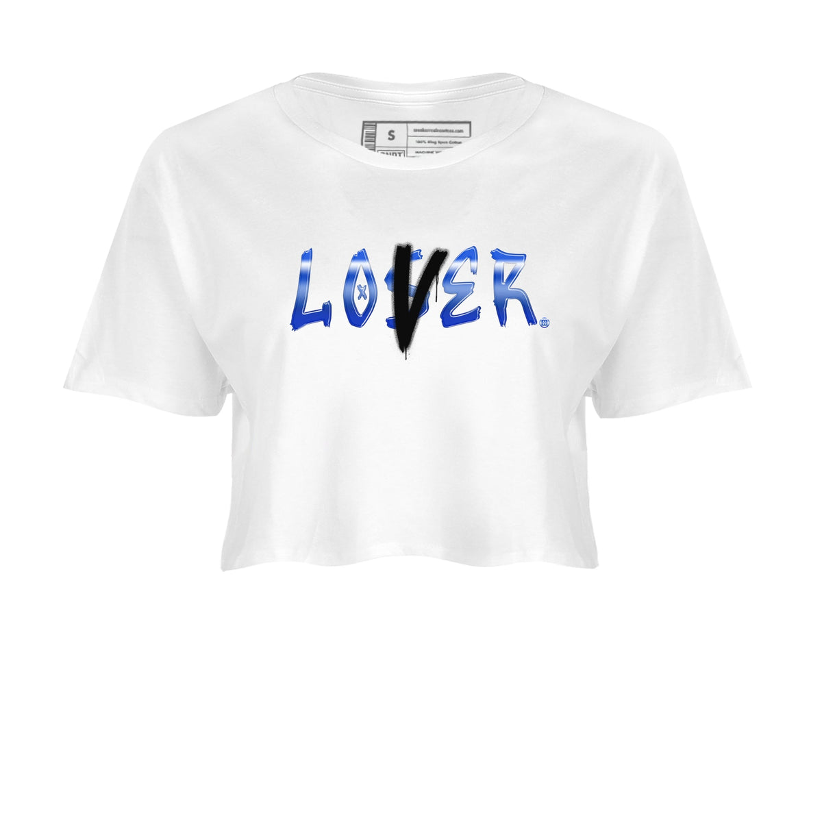 Air Foamposite One Royal shirts to match jordans Loser Lover sneaker match tees Air Foamposite One Royal Drip Gear Zone unisex cotton White 2 Crop Shirts
