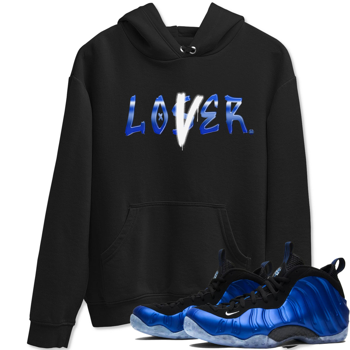Air Foamposite One Royal shirts to match jordans Loser Lover sneaker match tees Air Foamposite One Royal Drip Gear Zone unisex cotton Black 1 crew neck shirts