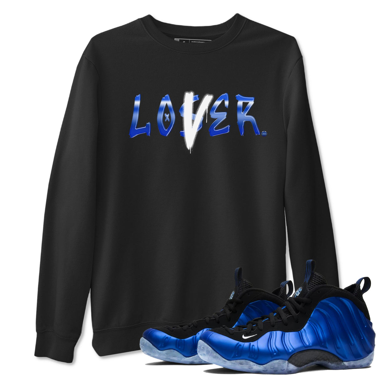 Air Foamposite One Royal shirts to match jordans Loser Lover sneaker match tees Air Foamposite One Royal Drip Gear Zone unisex cotton Black 1 crew neck shirts