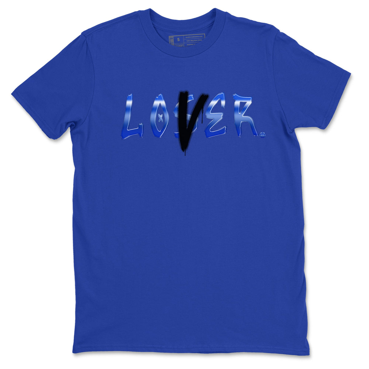 Air Foamposite One Royal shirts to match jordans Loser Lover sneaker match tees Air Foamposite One Royal Drip Gear Zone unisex cotton Royal Blue 2 crew neck shirts