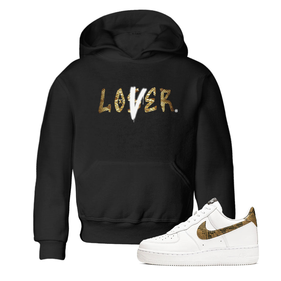 Air Force 1 Ivory Snake shirt to match jordans Loser Lover sneaker tees Air Force 1 Ivory Snake Drip Gear Zone baby toddler Black 1 cotton Shirt