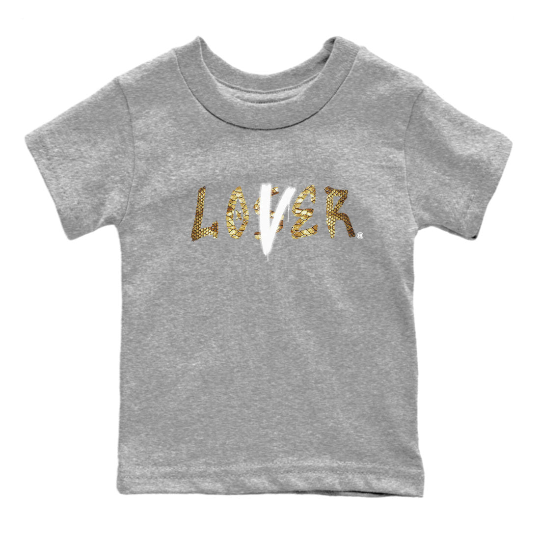 Air Force 1 Ivory Snake shirt to match jordans Loser Lover sneaker tees Air Force 1 Ivory Snake Drip Gear Zone baby toddler Heather Grey 2 cotton Shirt