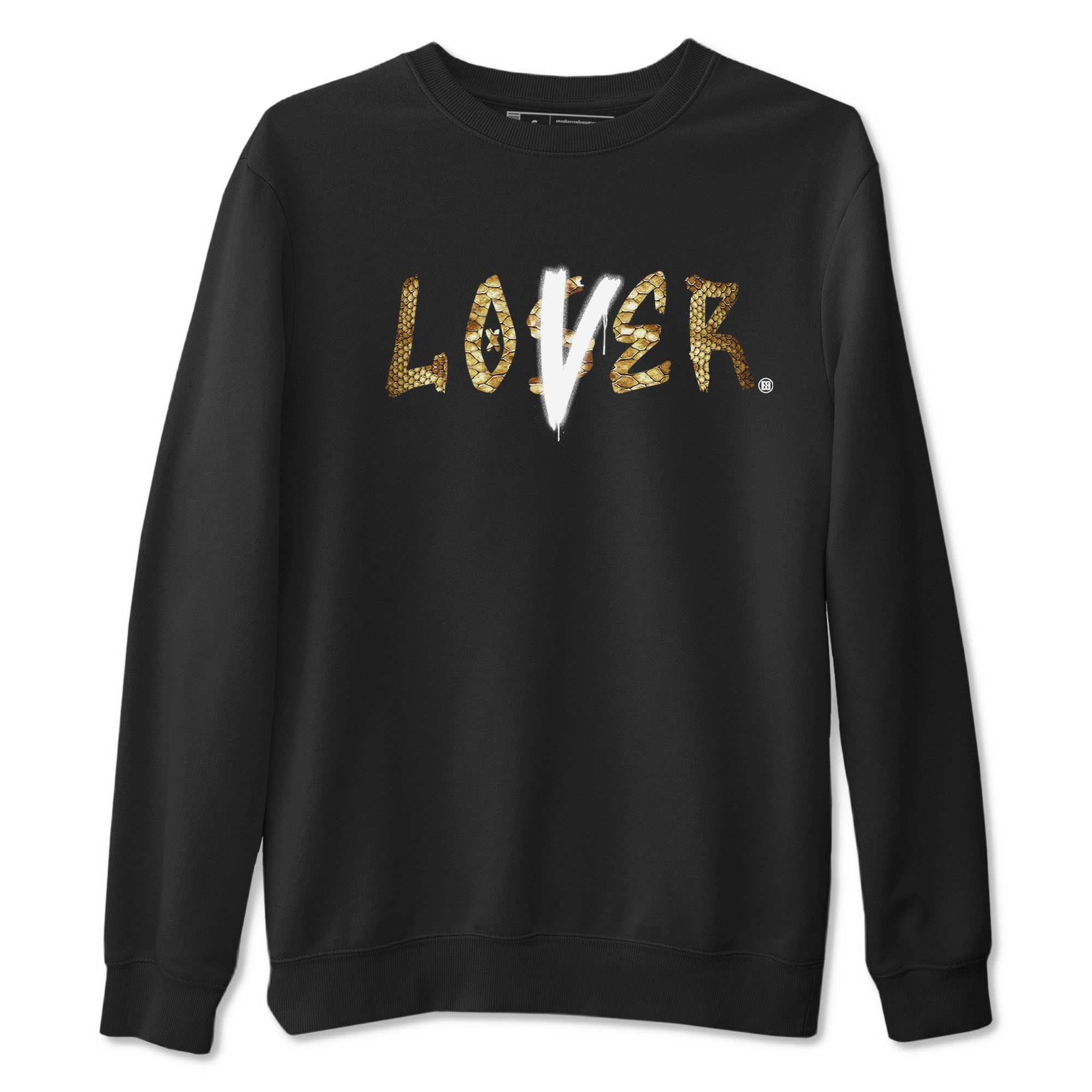 Air Force 1 Ivory Snake shirt to match jordans Loser Lover sneaker tees Air Force 1 Ivory Snake Drip Gear Zone unisex cotton Black 2 crew neck shirt