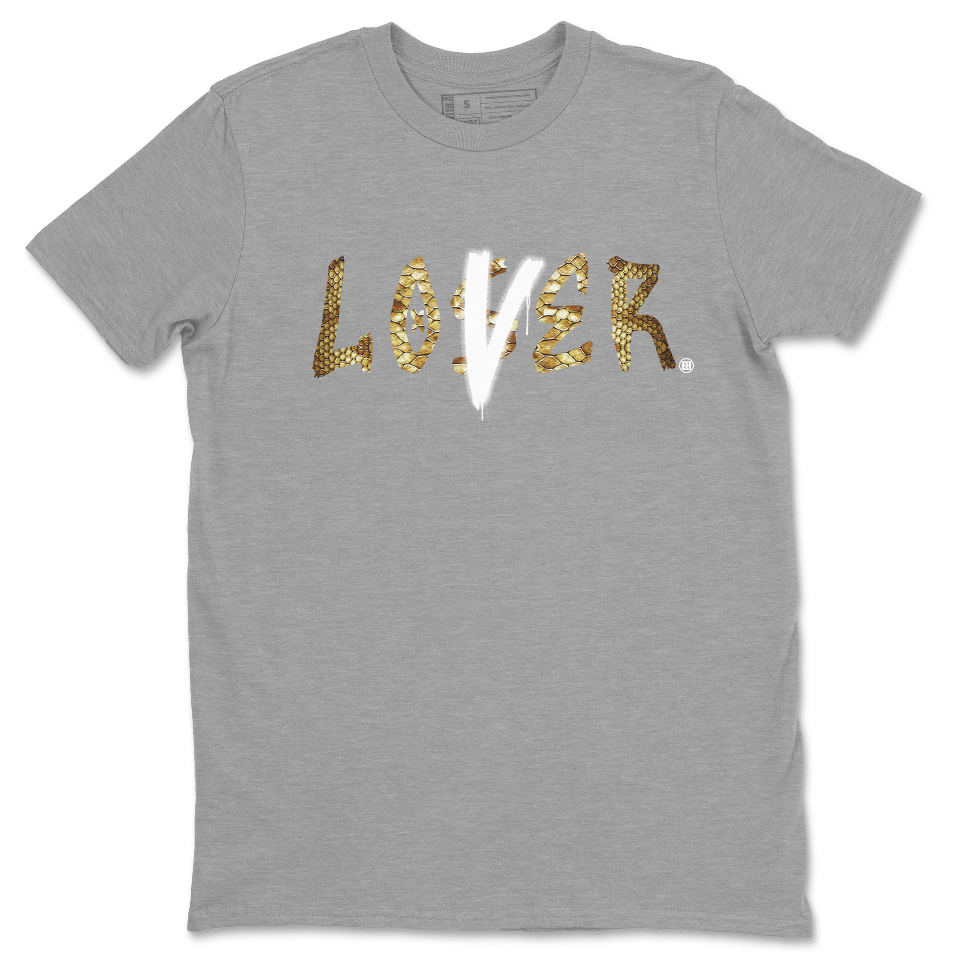 Air Force 1 Ivory Snake shirt to match jordans Loser Lover sneaker tees Air Force 1 Ivory Snake Drip Gear Zone unisex cotton Heather Grey 2 crew neck shirt