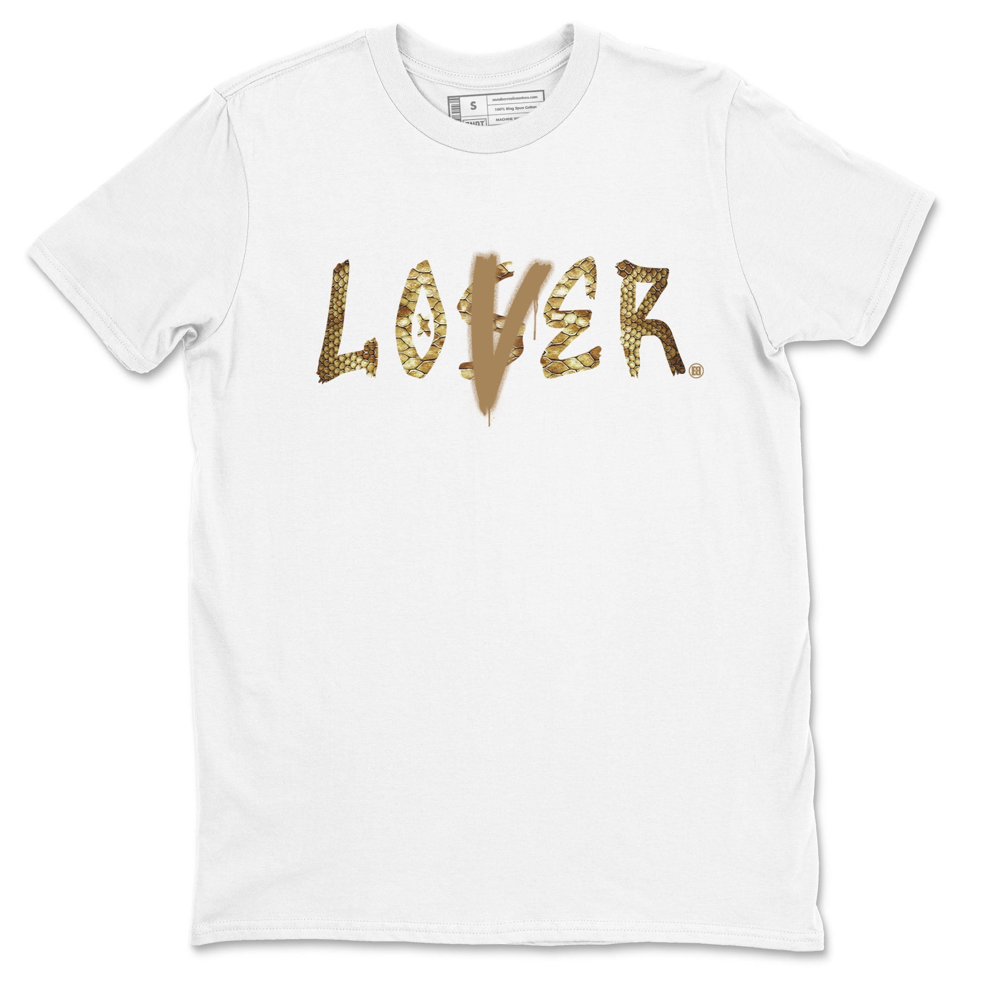 Air Force 1 Ivory Snake shirt to match jordans Loser Lover sneaker tees Air Force 1 Ivory Snake Drip Gear Zone unisex cotton White 2 crew neck shirt
