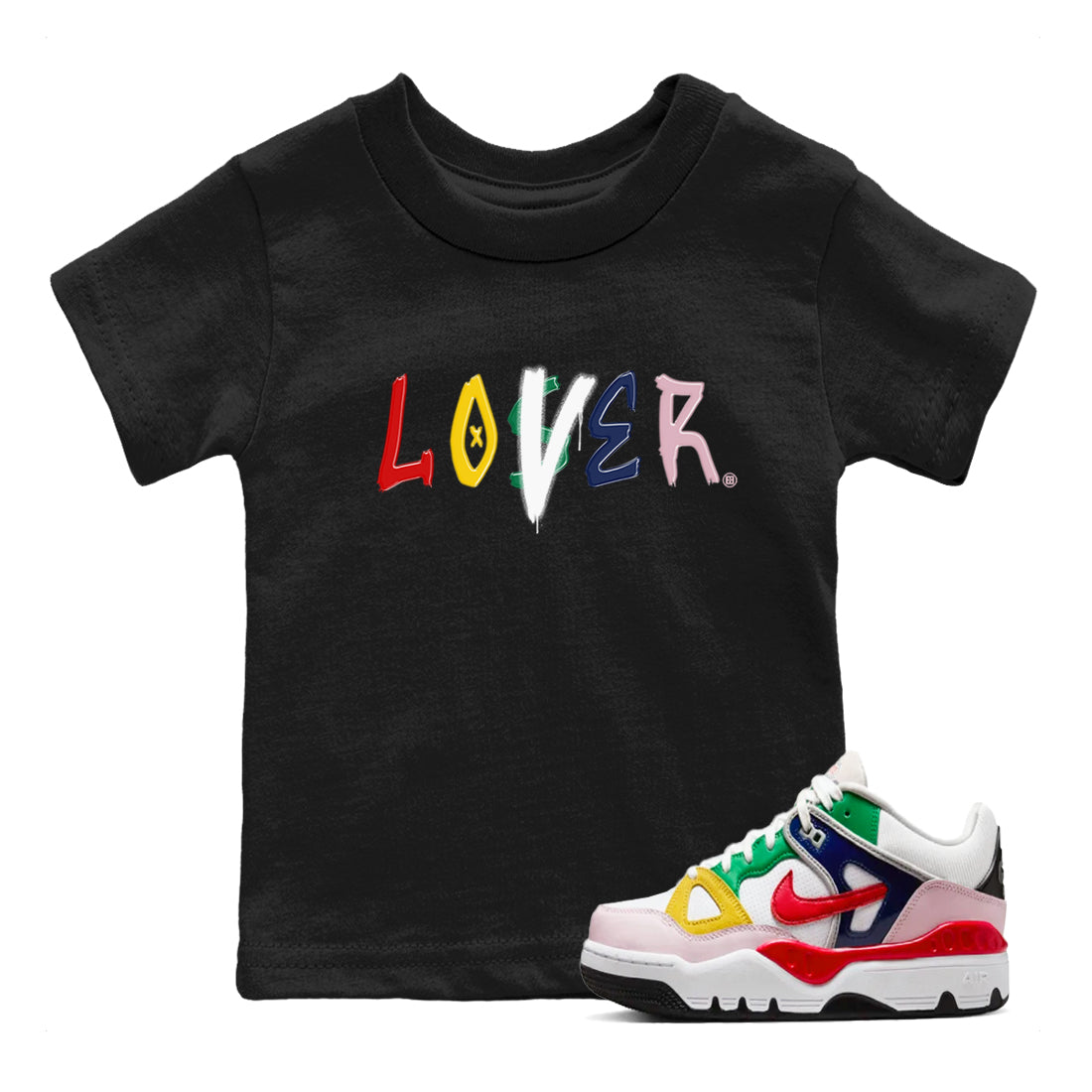 AF 3 Nigo shirtsto match jordans Loser Lover sneaker match tees Air Force 3 Low x Nigo Blue Void and Tour Yellow match shoes to clothes Drip Gear Zone Youth Baby Black 1 tee