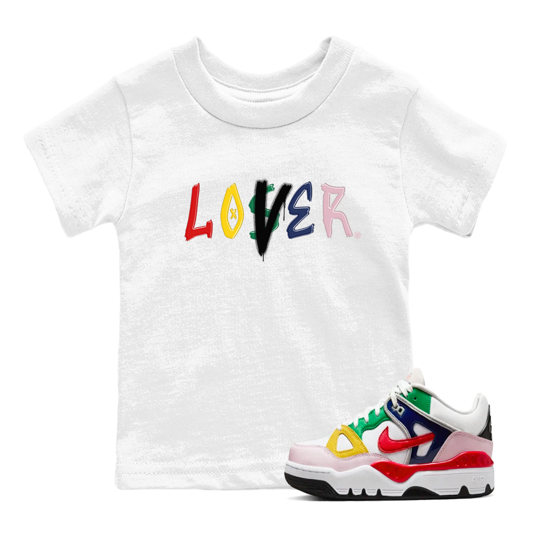 AF 3 Nigo shirtsto match jordans Loser Lover sneaker match tees Air Force 3 Low x Nigo Blue Void and Tour Yellow match shoes to clothes Drip Gear Zone Youth Baby White 1 tee
