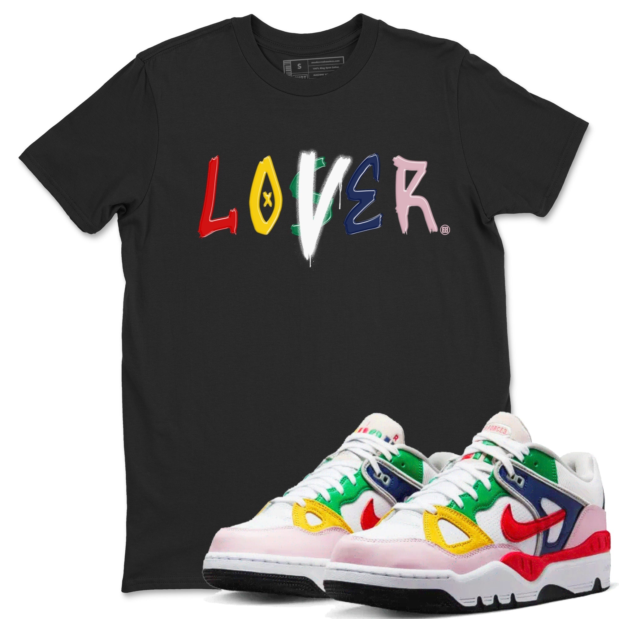 AF 3 Nigo shirtsto match jordans Loser Lover sneaker match tees Air Force 3 Low x Nigo Blue Void and Tour Yellow match shoes to clothes Drip Gear Zone unisex cotton Black 1 shirts