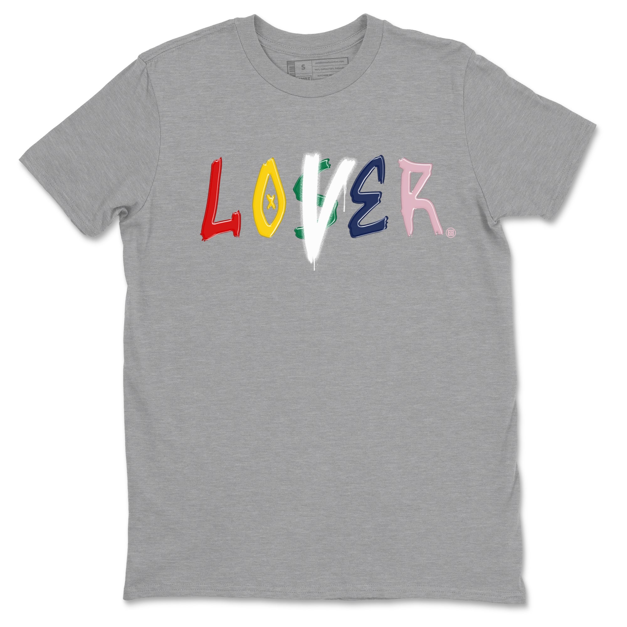 AF 3 Nigo shirtsto match jordans Loser Lover sneaker match tees Air Force 3 Low x Nigo Blue Void and Tour Yellow match shoes to clothes Drip Gear Zone unisex cotton Heather Grey 2 shirts