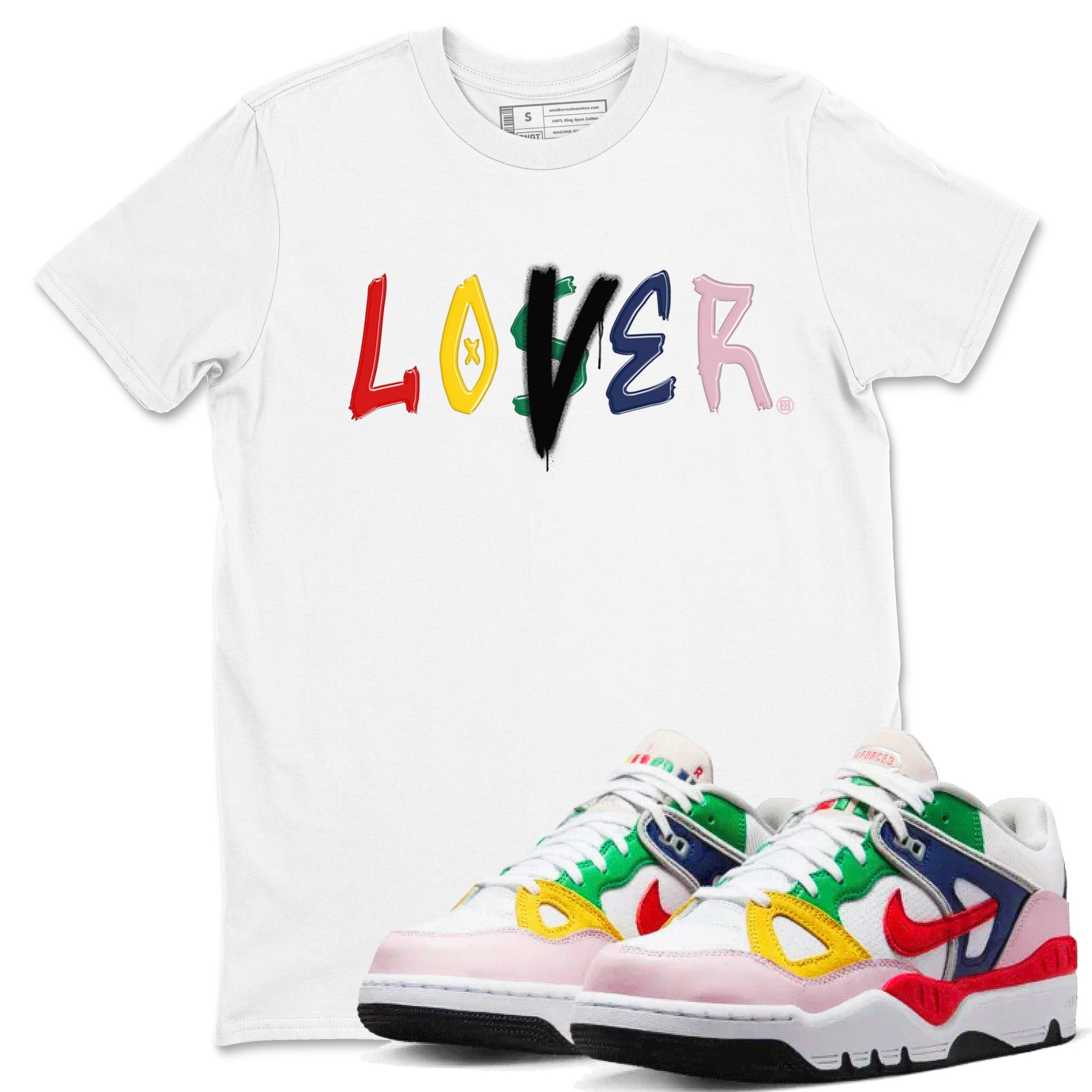 AF 3 Nigo shirtsto match jordans Loser Lover sneaker match tees Air Force 3 Low x Nigo Blue Void and Tour Yellow match shoes to clothes Drip Gear Zone unisex cotton White 1 shirts