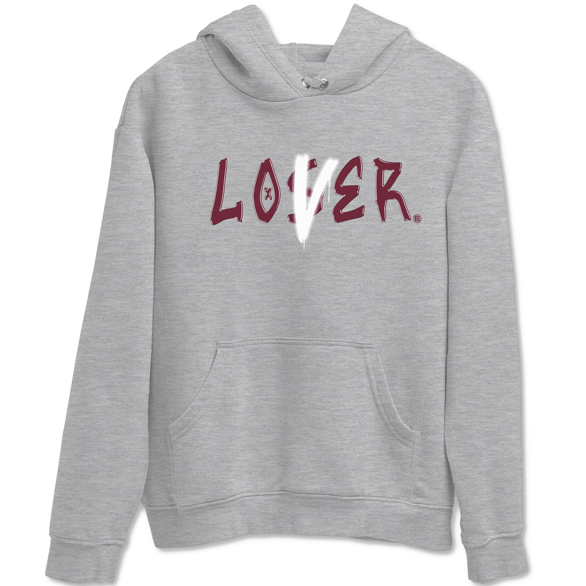1s Metallic Burgundy shirts to match jordans Loser Lover sneaker match tees Jordan 1 Retro High '85 OG Metallic Burgundy Drip Gear Zone streetwear brand Heather Grey 2 unisex cotton tee