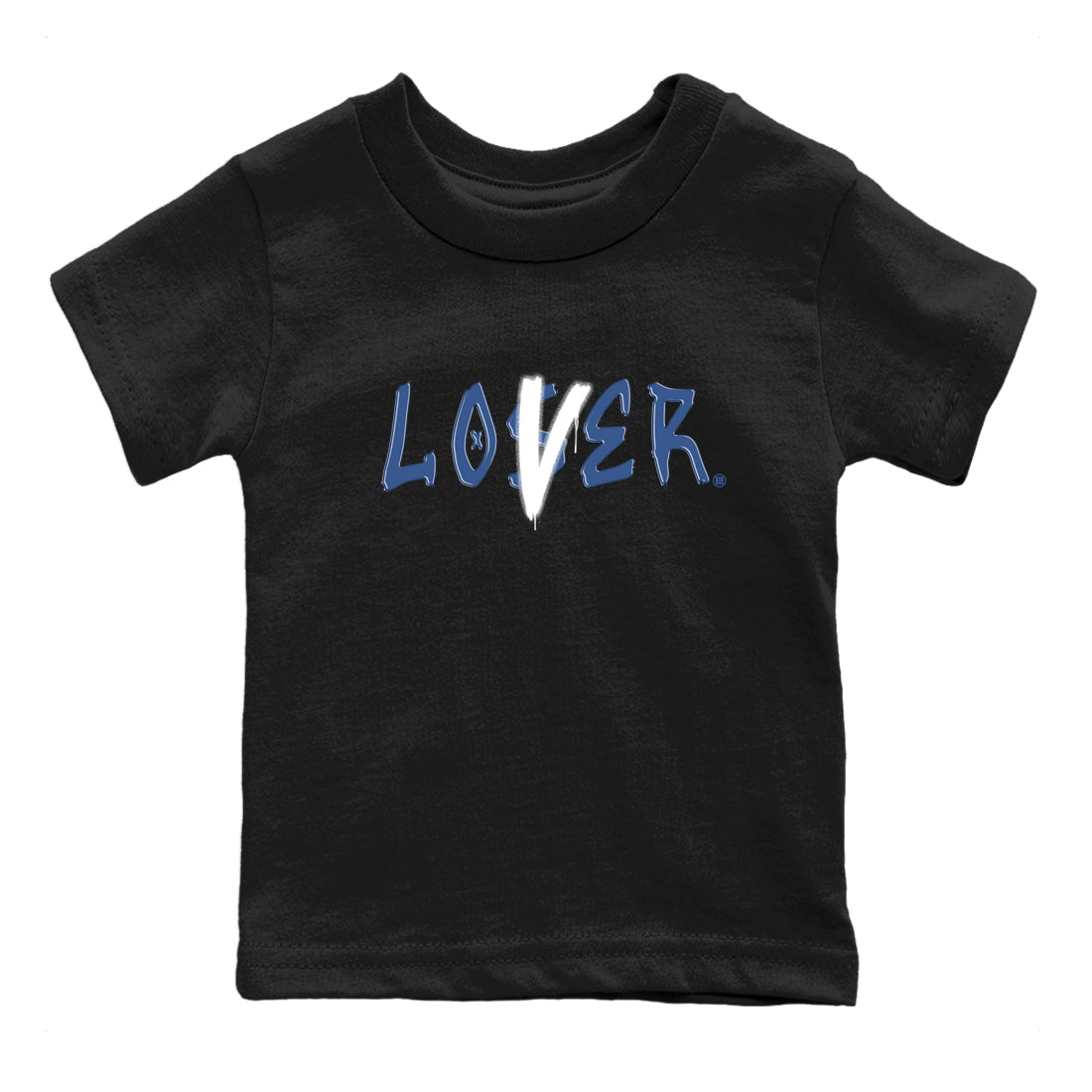 Air Jordan 11 Low Diffused Blue shirts to match jordans Loser Lover sneaker match tees 11s Diffused Blue Drip Gear Zone Youth Baby Black 2 crew neck shirts
