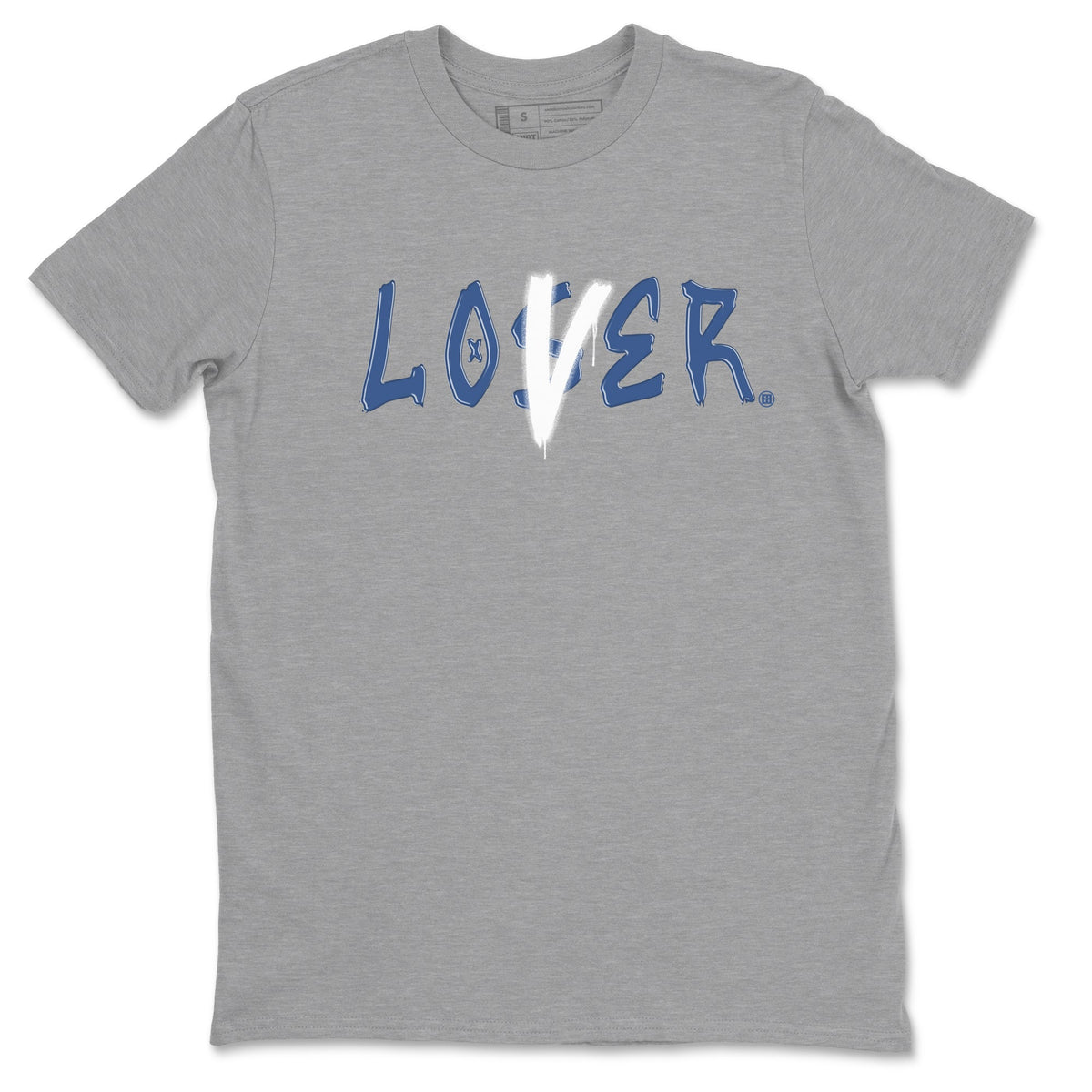 Air Jordan 11 Low Diffused Blue shirts to match jordans Loser Lover sneaker match tees 11s Diffused Blue Drip Gear Zone unisex cotton Heather Grey 2 crew neck shirts