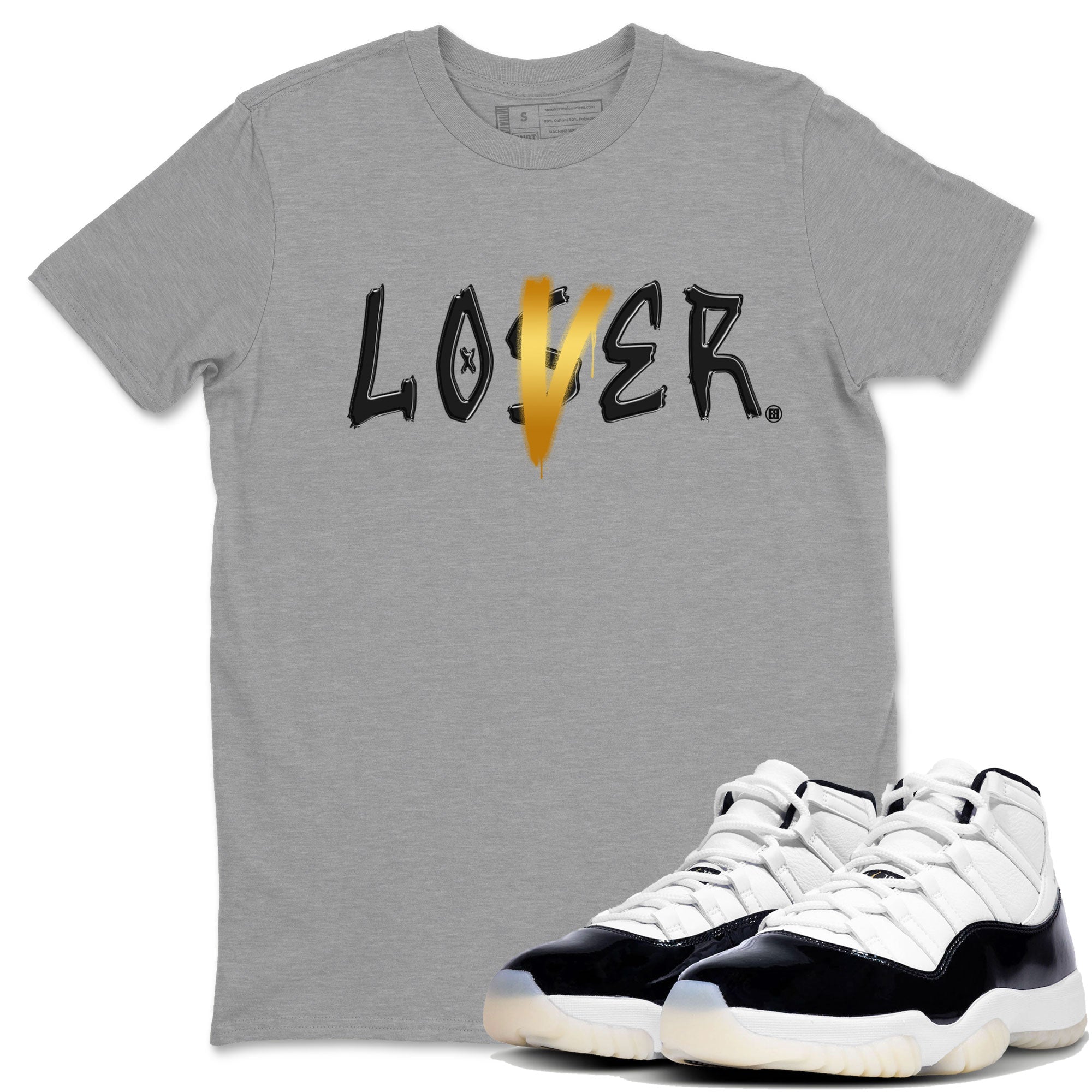 Air Jordan 11 Gratitude shirt to match jordans Loser Lover sneaker tees Jordan 11 Retro Gratitude Drip Gear Zone Unisex Streetwear Clothing Heather Grey 1 T-Shirt