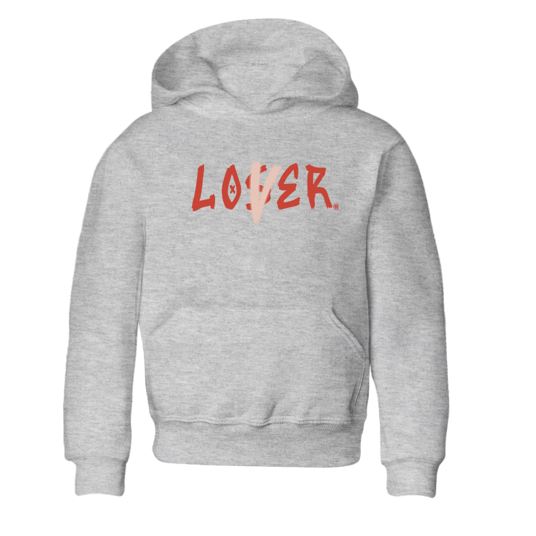 13s Dune Red shirts to match jordans Loser Lover sneaker match tees Air Jordan 13 Dune Red Drip Gear Zone streetwear brand Baby and Youth Heather Grey 2 cotton tee
