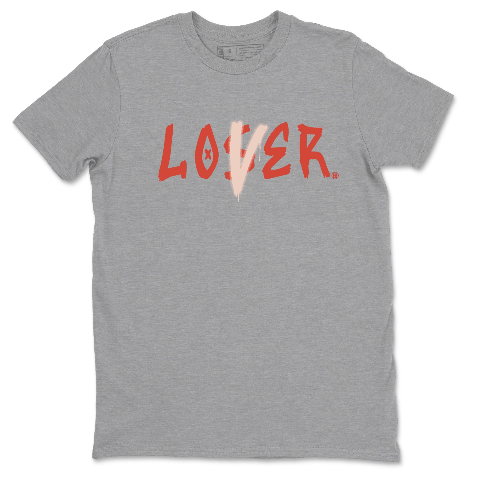 13s Dune Red shirts to match jordans Loser Lover sneaker match tees Air Jordan 13 Dune Red Drip Gear Zone streetwear brand Heather Grey 2 unisex cotton tee
