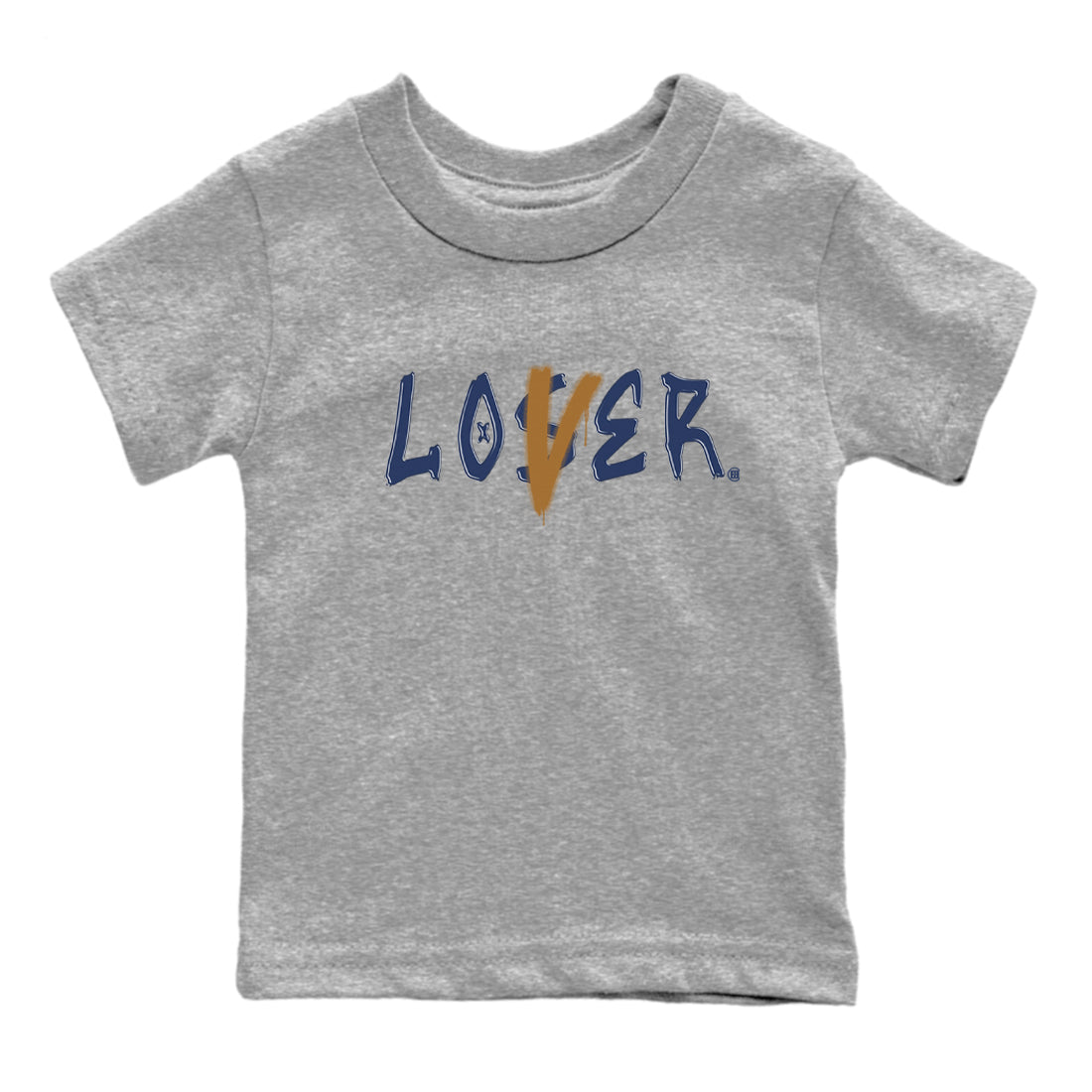 Air Jordan 13 Midnight Navy shirts to match jordans Loser Lover sneaker match tees 13 Midnight Navy Drip Gear Zone Youth Baby Heather Grey 2 crew neck shirts