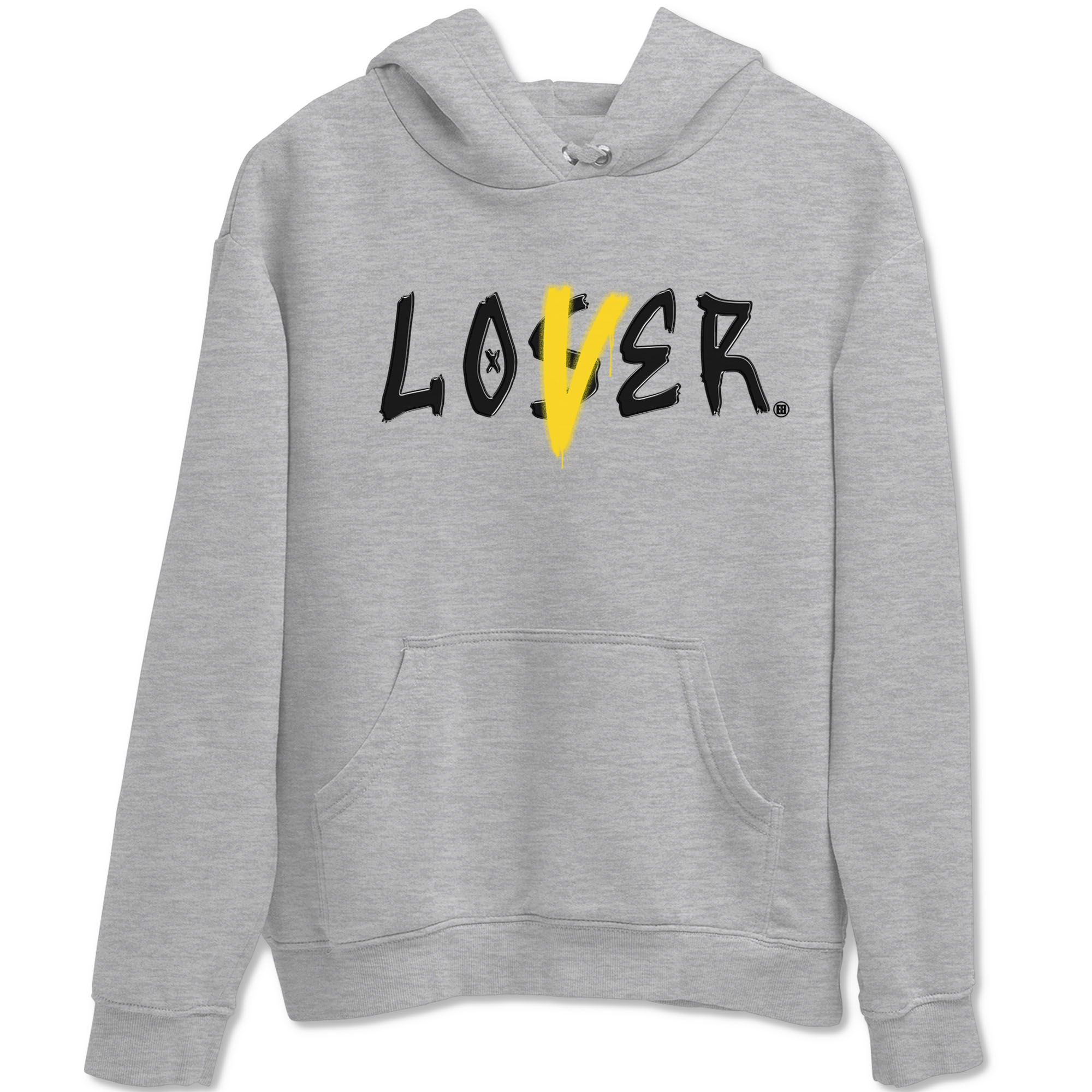 Air Jordan 4 Retro Vivid Sulfur shirt to match jordans Loser Lover sneaker tees 4s Vivid Sulfur Drip Gear Zone unisex cotton Heather Grey 2 crew neck shirt
