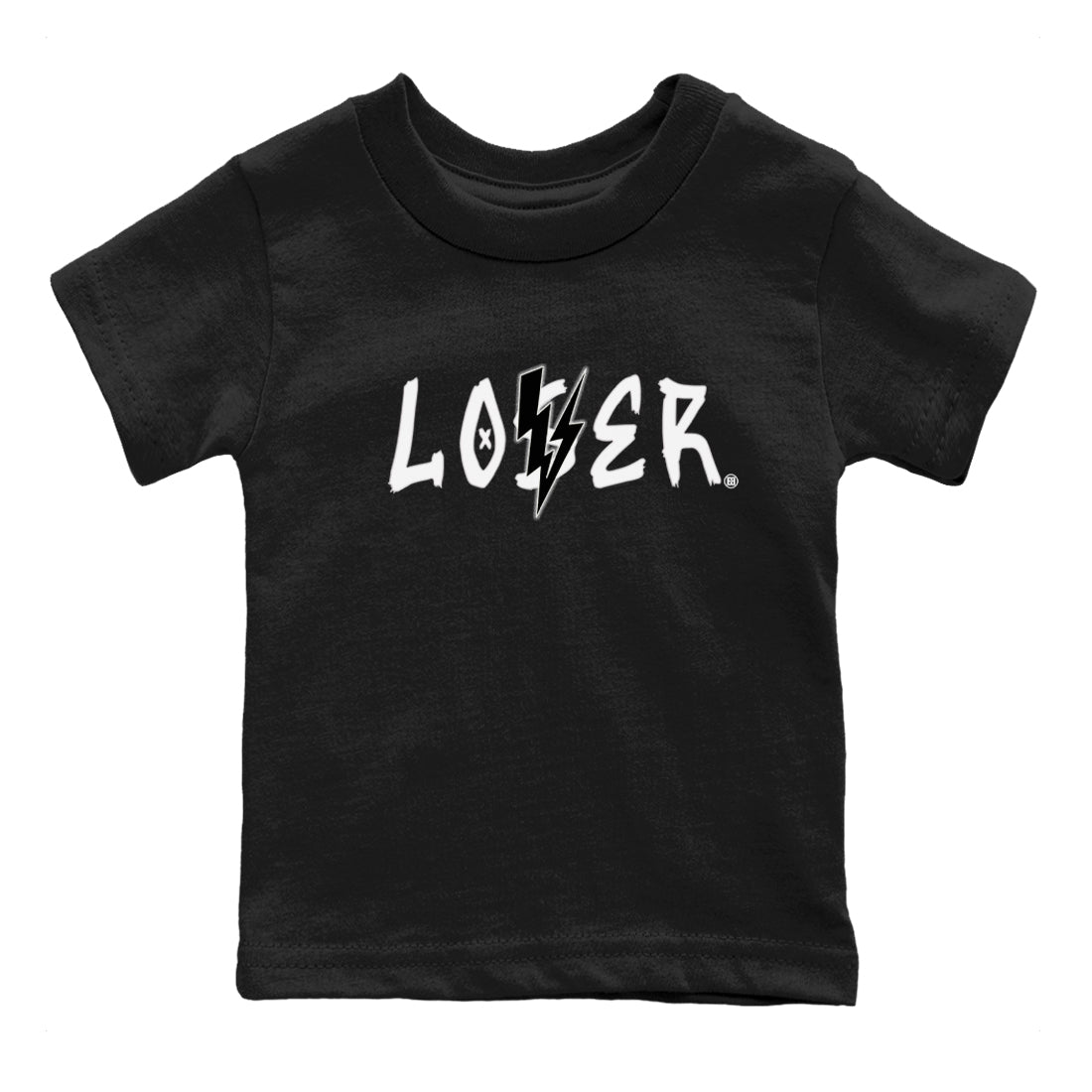 Air Jordan 4 White Thunder shirts to match jordans Loser Lover sneaker match tees Air Jordan 4 Retro White Thunder Drip Gear Zone streetwear brand Baby and Youth Black 2 cotton tee