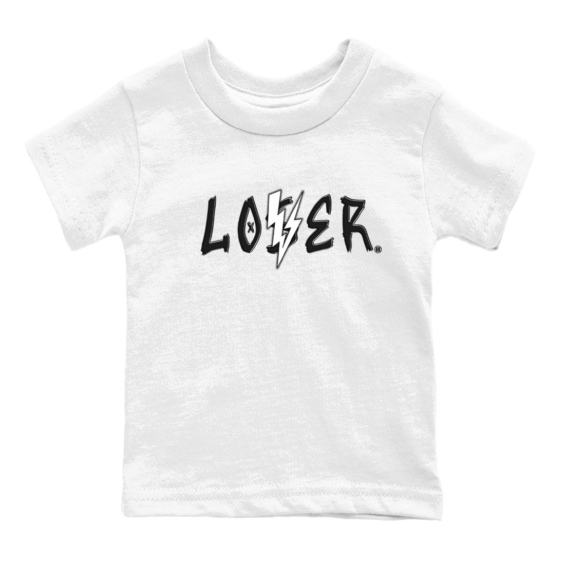 Air Jordan 4 White Thunder shirts to match jordans Loser Lover sneaker match tees Air Jordan 4 Retro White Thunder Drip Gear Zone streetwear brand Baby and Youth White 2 cotton tee