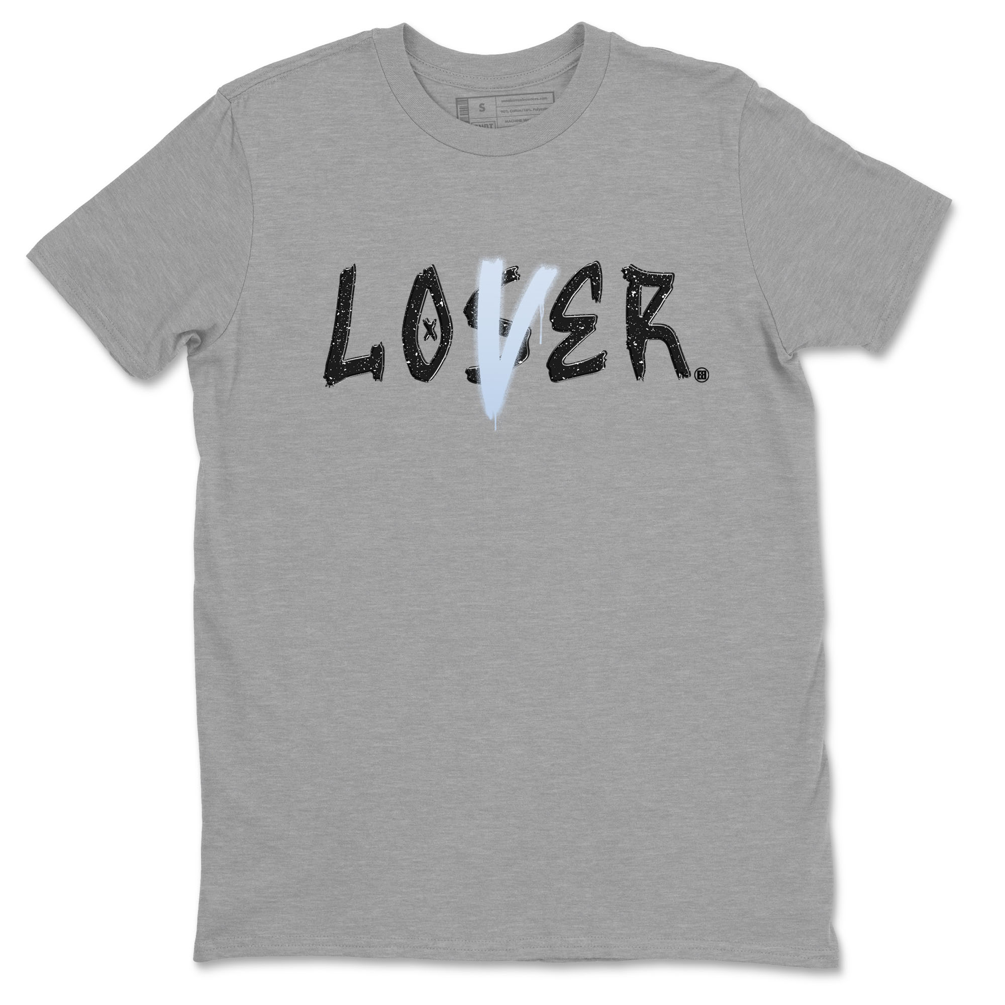 AJ6 White Black shirts to match jordans Loser Lover sneaker match tees Air Jordan 6 White Black Drip Gear Zone streetwear brand Heather Grey 2 unisex cotton tee