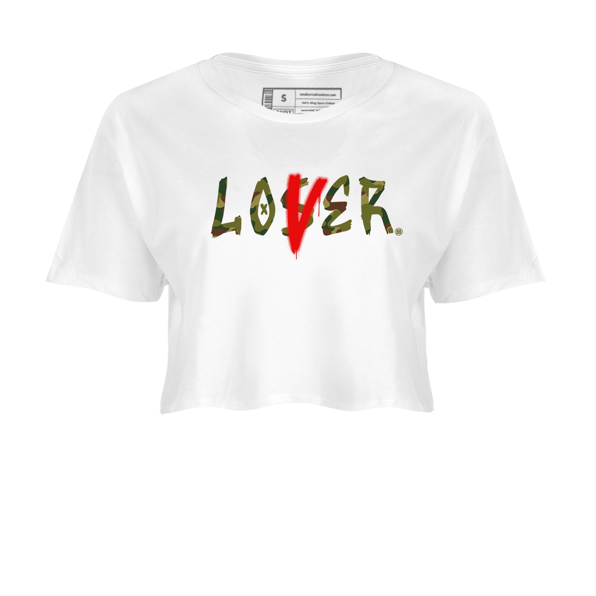 Air Max 90 Duck Camo shirts to match jordans Loser Lover sneaker match tees Air Max 90 Reverse Duck Camo match shoes to clothes Drip Gear Zone unisex cotton White 2 crop tee