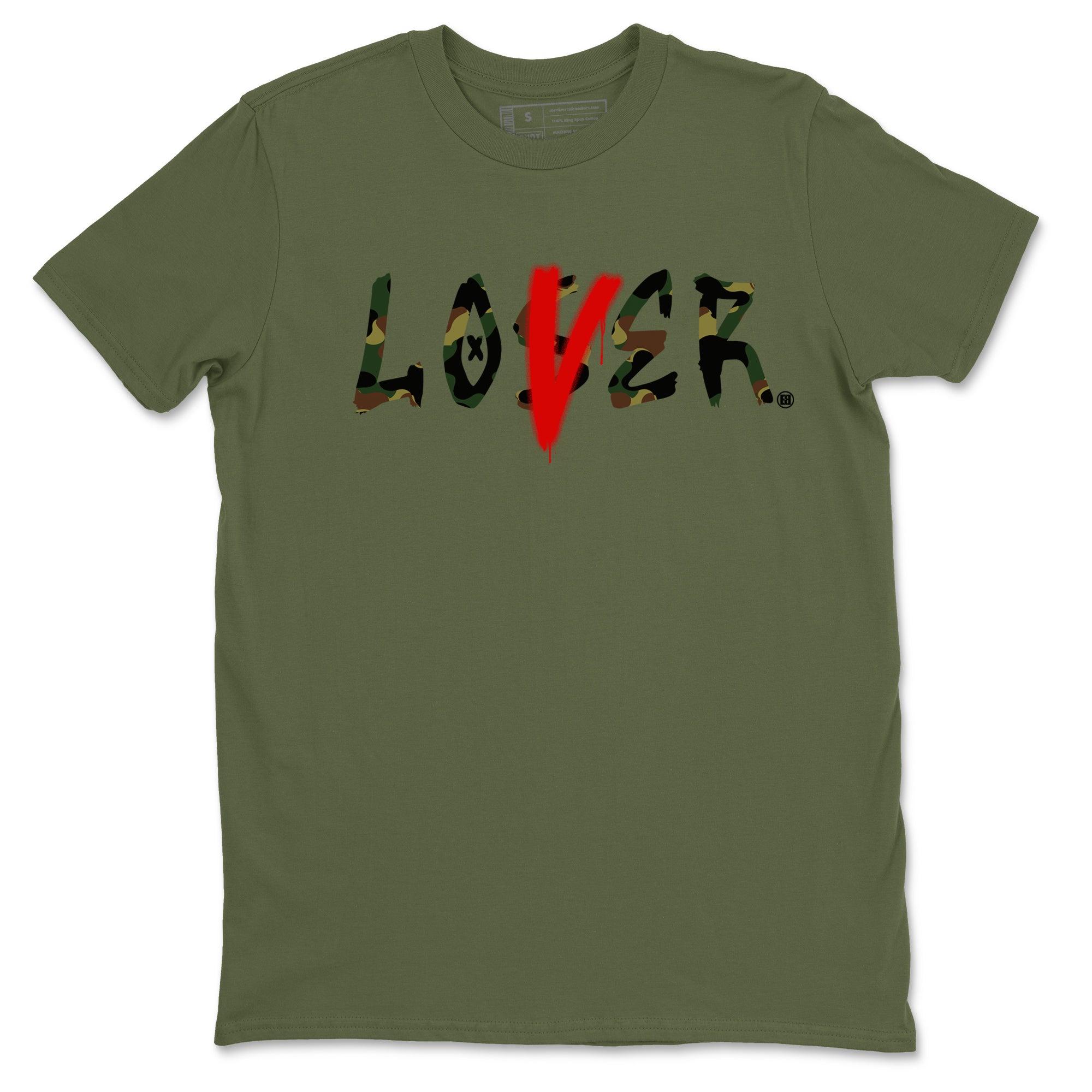 Air Max 90 Duck Camo shirts to match jordans Loser Lover sneaker match tees Air Max 90 Reverse Duck Camo match shoes to clothes Drip Gear Zone unisex cotton Military Green 2 shirts