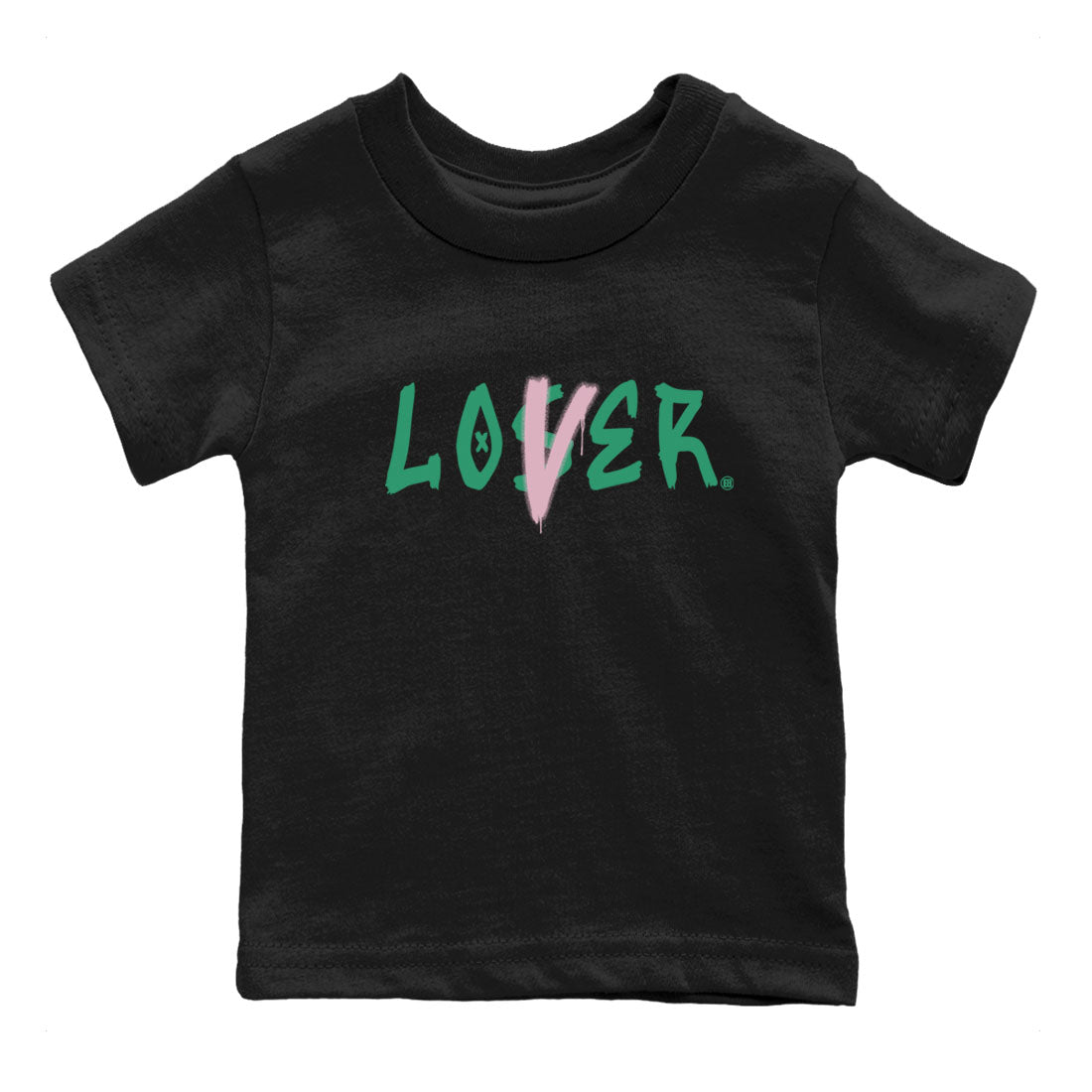 Dunk Low Medium Soft Pink Malachite shirt to match jordans Loser Lover sneaker tees Dunks Medium Soft Pink Malachite Streetwear Brand Drip Gear Zone baby toddler Black 2 cotton Shirt