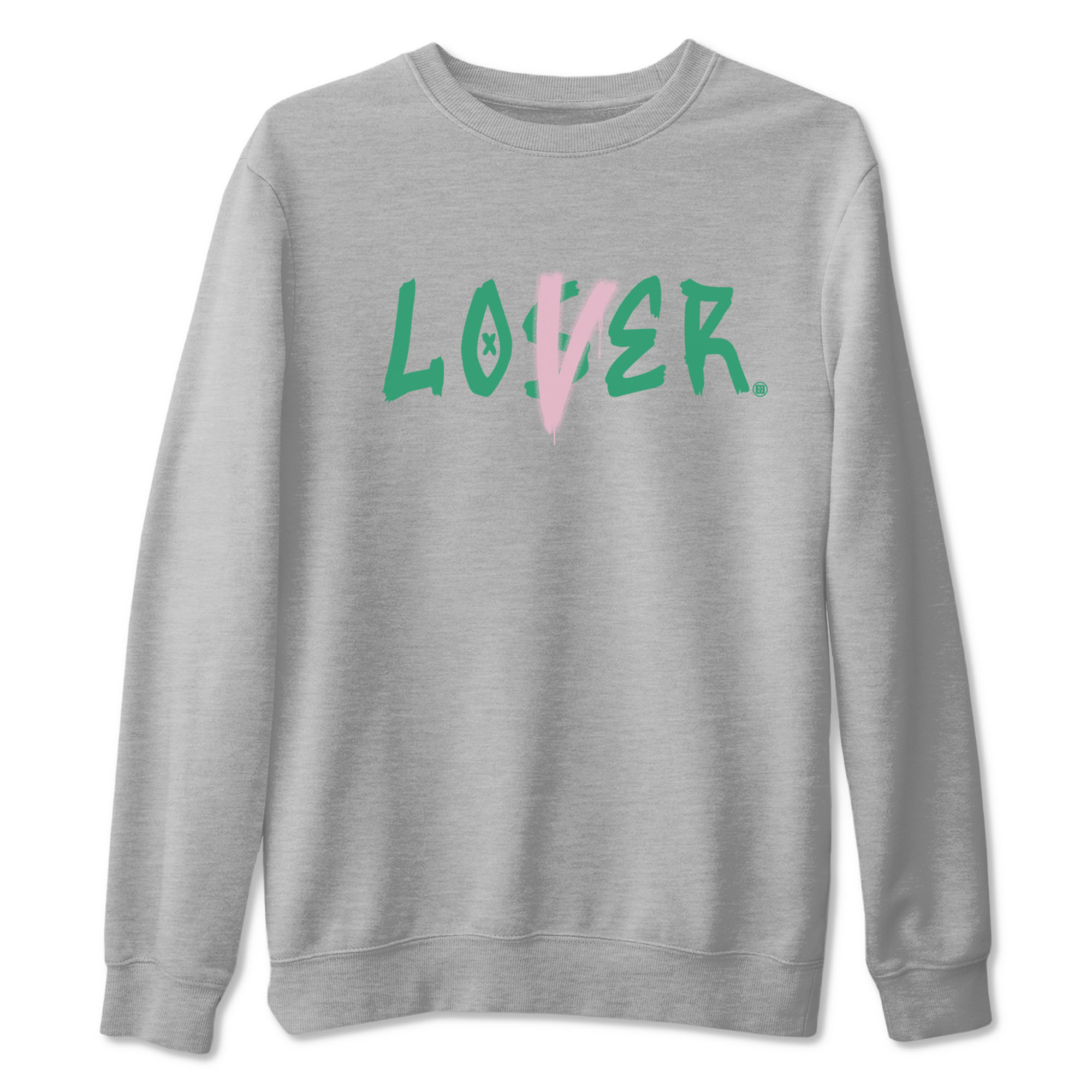 Dunk Low Medium Soft Pink Malachite shirt to match jordans Loser Lover sneaker tees Dunks Medium Soft Pink Malachite Streetwear Brand Drip Gear Zone unisex cotton Heather Grey 2 crew neck shirt