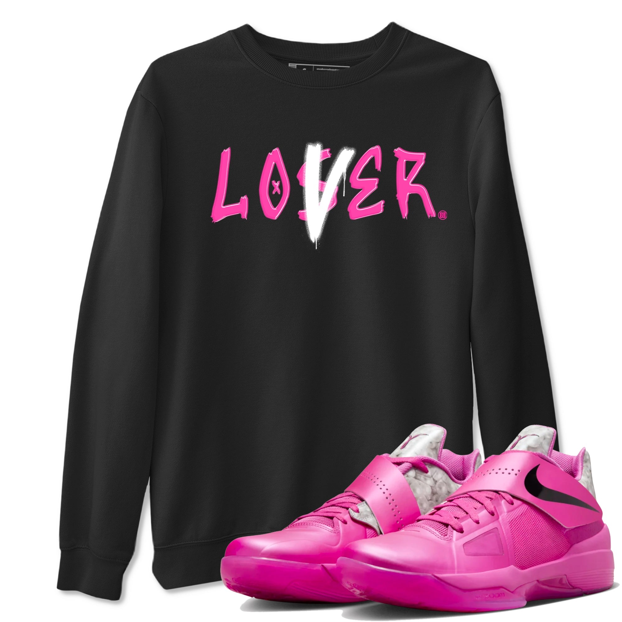 Nike KD 4 Retro Aunt Pearl shirts to match jordans Loser Lover sneaker match tees Nike KD 4 Aunt Pearl match shoes to clothes Drip Gear Zone unisex cotton Black 1 shirts
