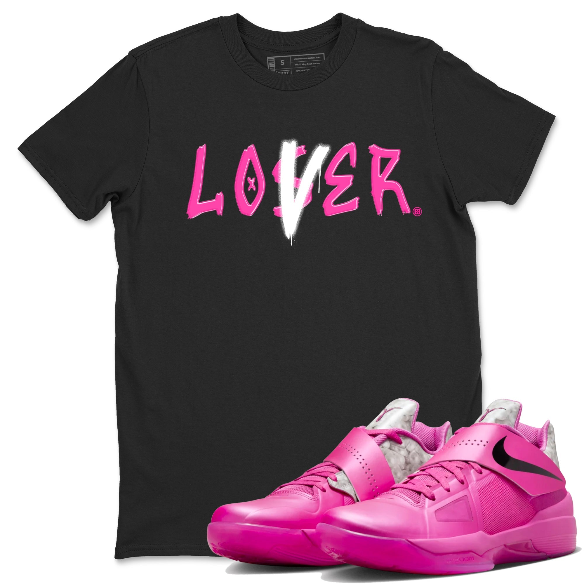 Nike KD 4 Retro Aunt Pearl shirts to match jordans Loser Lover sneaker match tees Nike KD 4 Aunt Pearl match shoes to clothes Drip Gear Zone unisex cotton Black 1 shirts